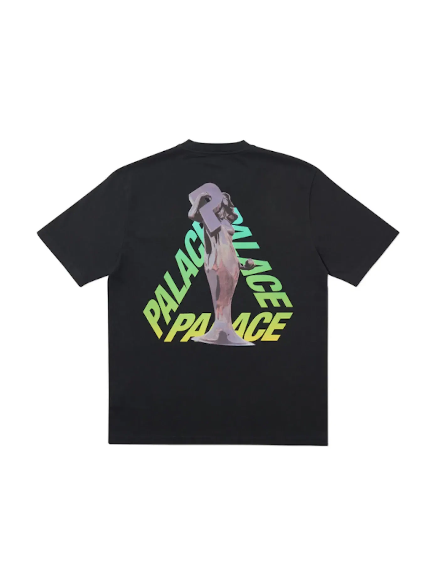 Мужская футболка с принтом Palace T-shirt Black — изображение 2 из 2
