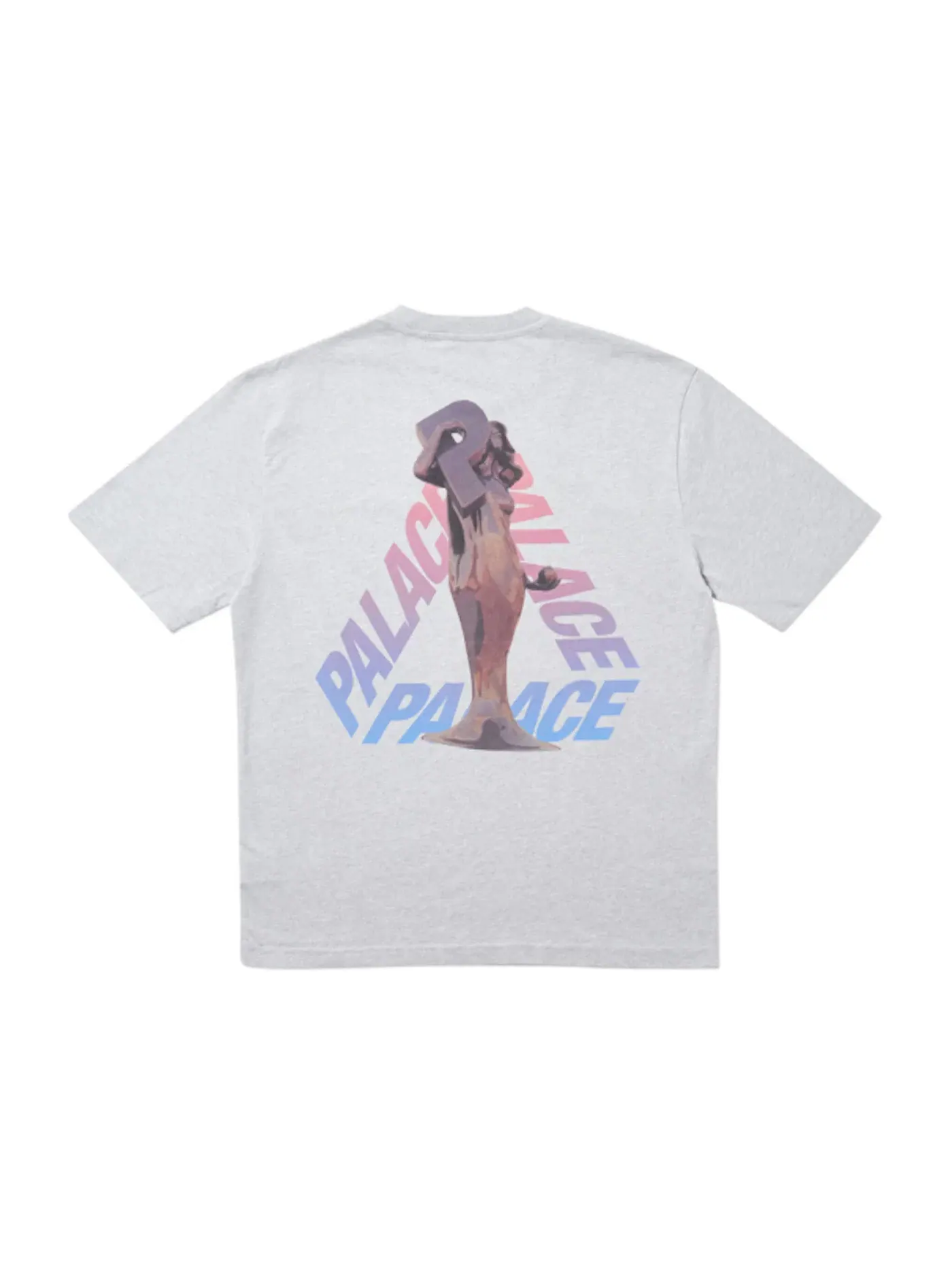 Мужская футболка с принтом Palace Rolls P3 T-Shirt — изображение 2 из 2, серый