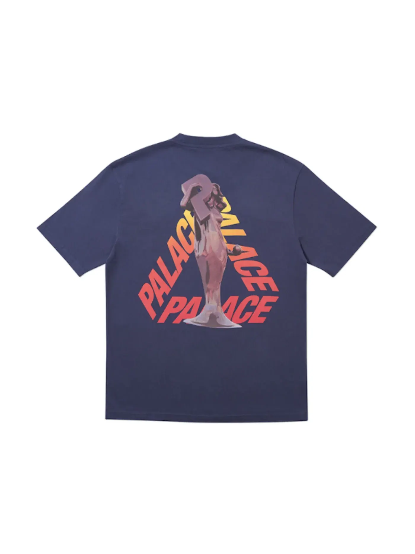 Мужская футболка с коротким рукавом Palace T-Shirt — изображение 2 из 2, темно-синий