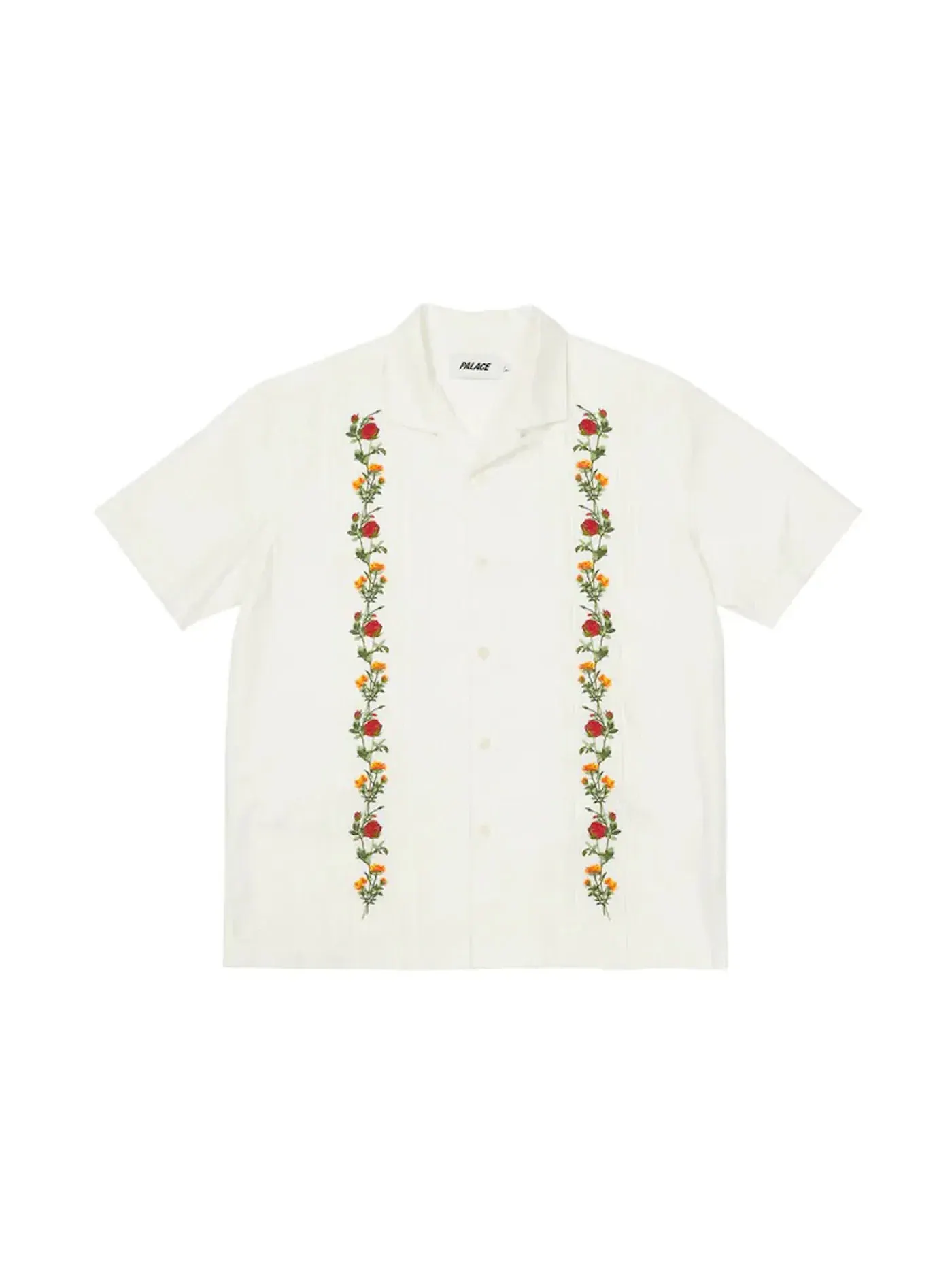 Мужская рубашка с принтом Palace Rose Chain Shirt — изображение 1 из 1, белый