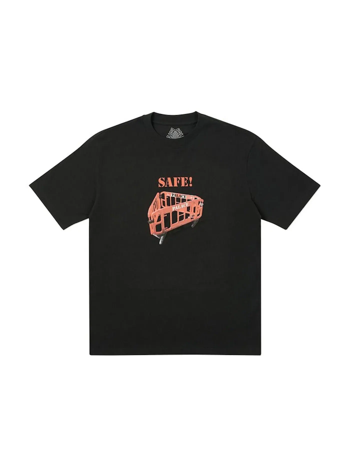 Мужская футболка с принтом Palace T-Shirt — изображение 1 из 1, черный