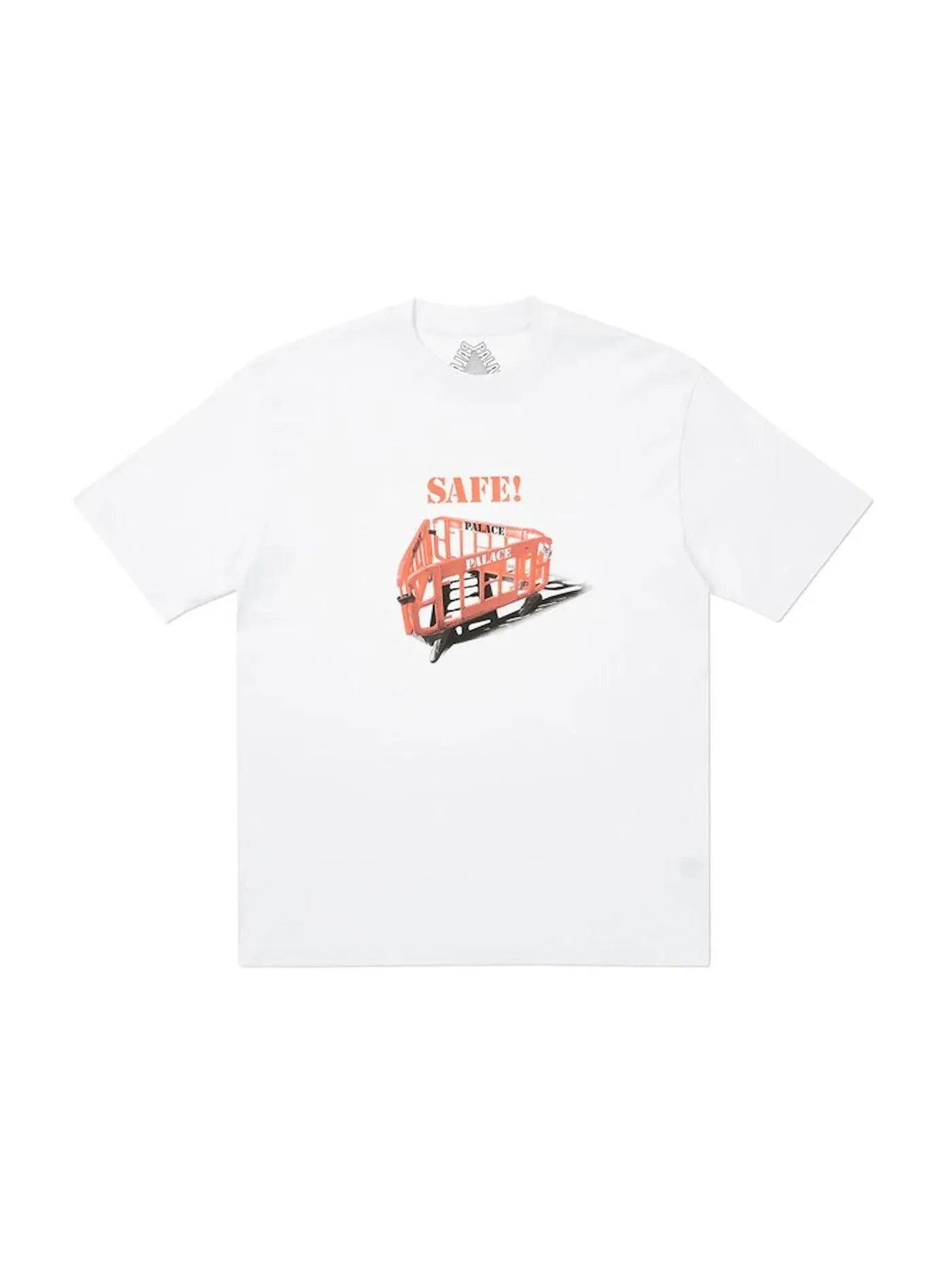Мужская футболка с принтом Palace T-Shirt — изображение 1 из 1, белый