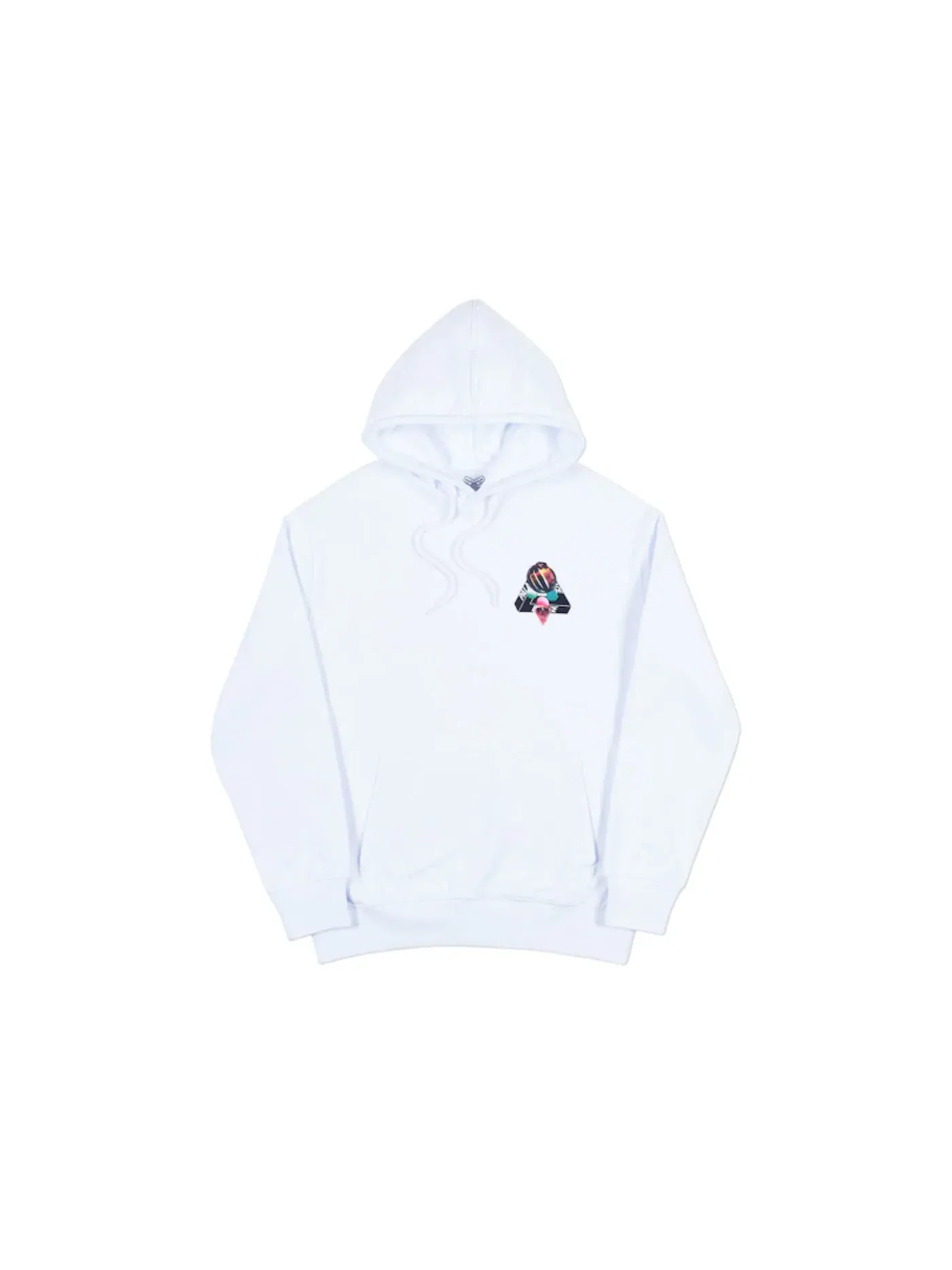 Мужская худи с принтом Palace Hood — изображение 1 из 2, белый
