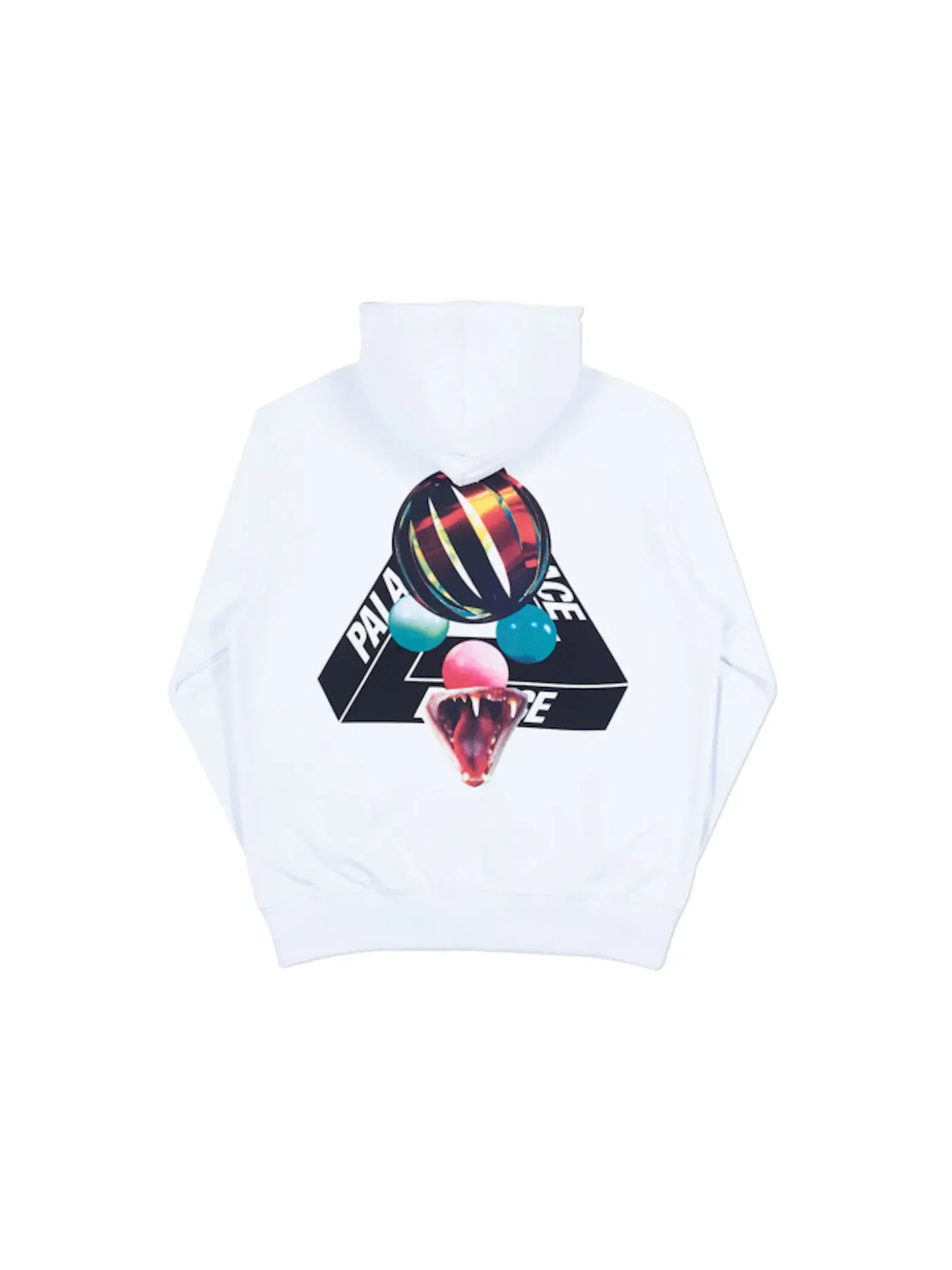 Мужская худи с принтом Palace Hood — изображение 2 из 2, белый