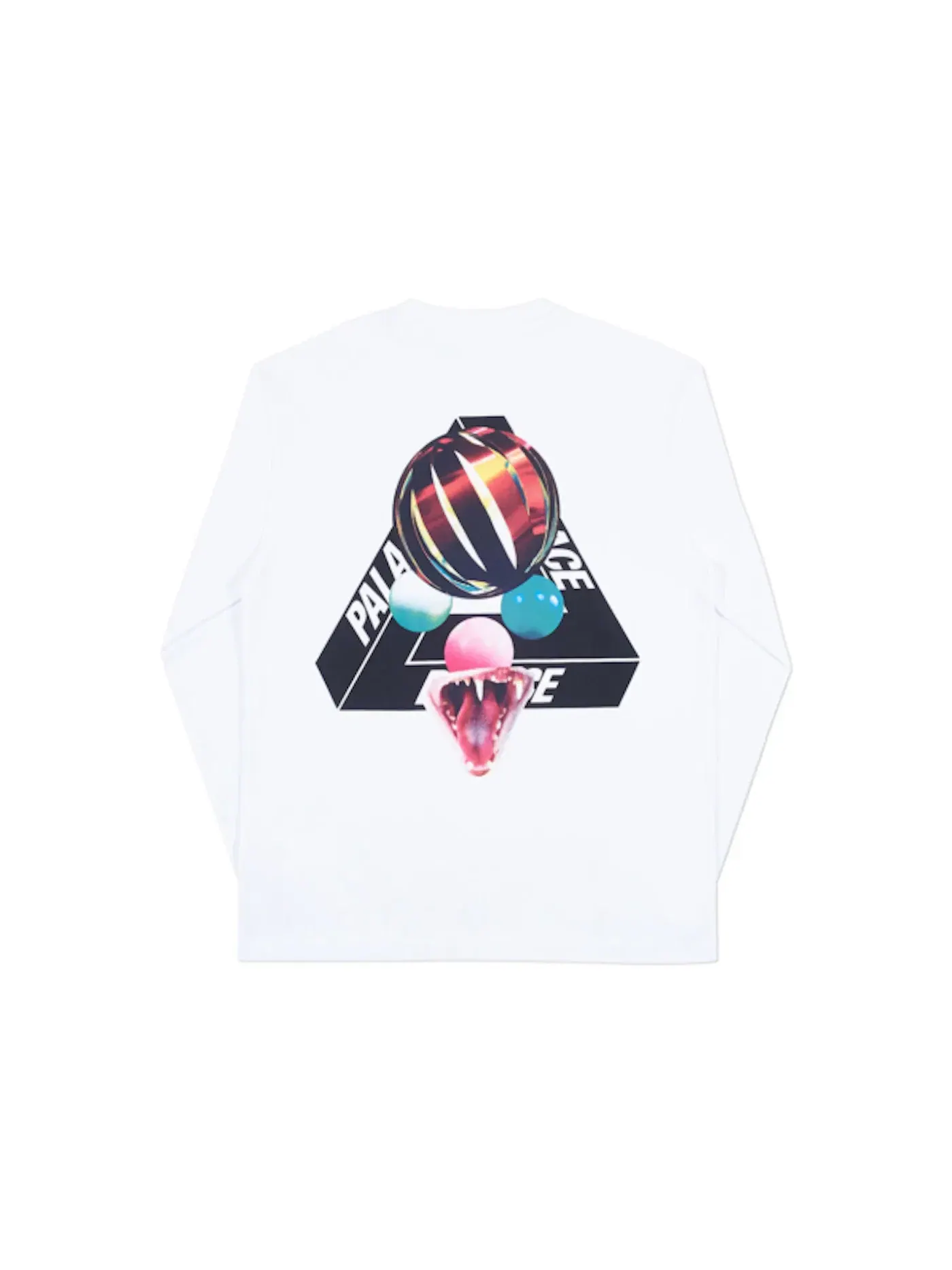 Мужская футболка с длинным рукавом Palace Sans Ferg Longsleeve T-Shirt — изображение 2 из 2, белый