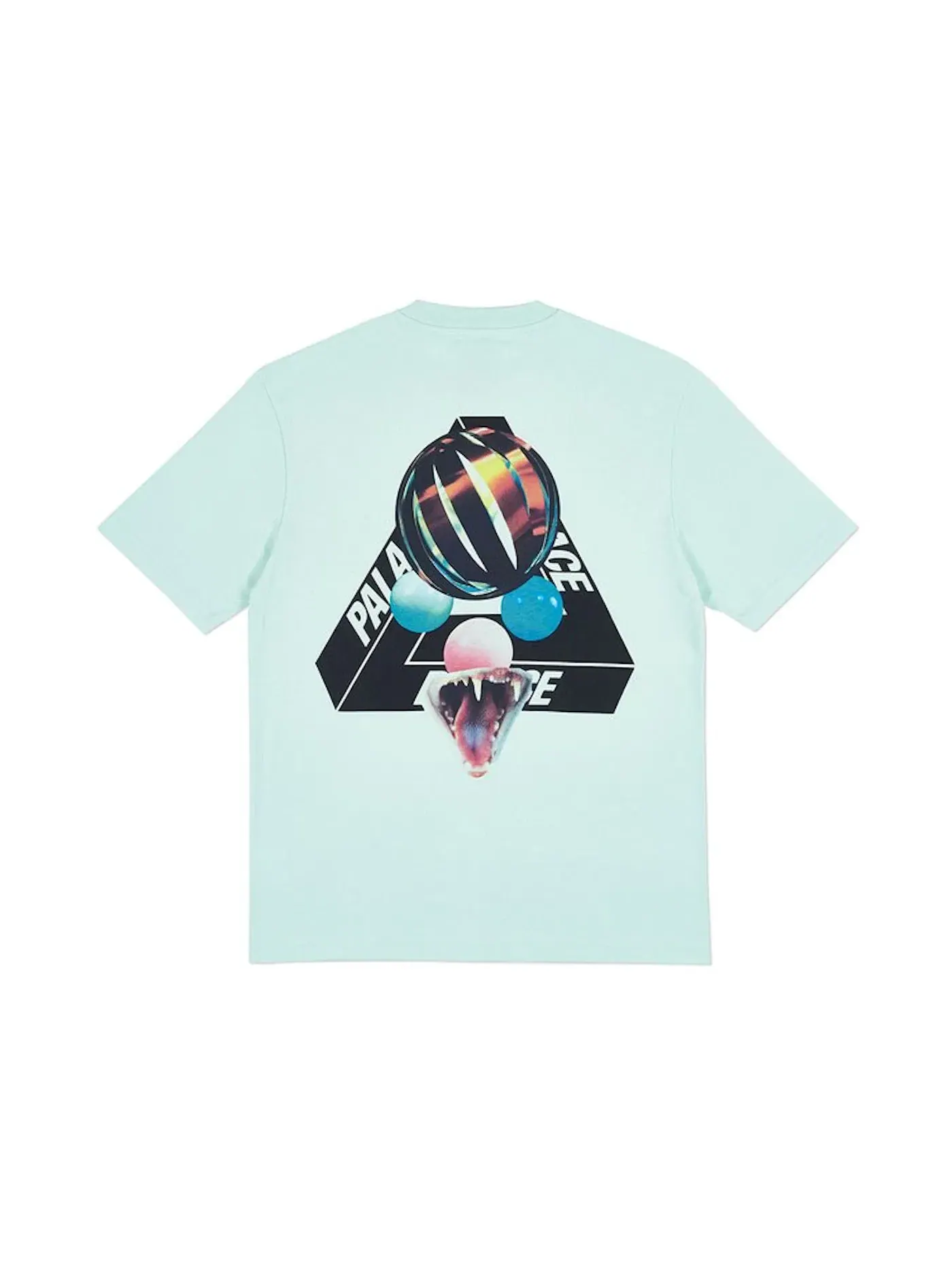 Мужская футболка с принтом Palace T-Shirt — изображение 2 из 2, синий