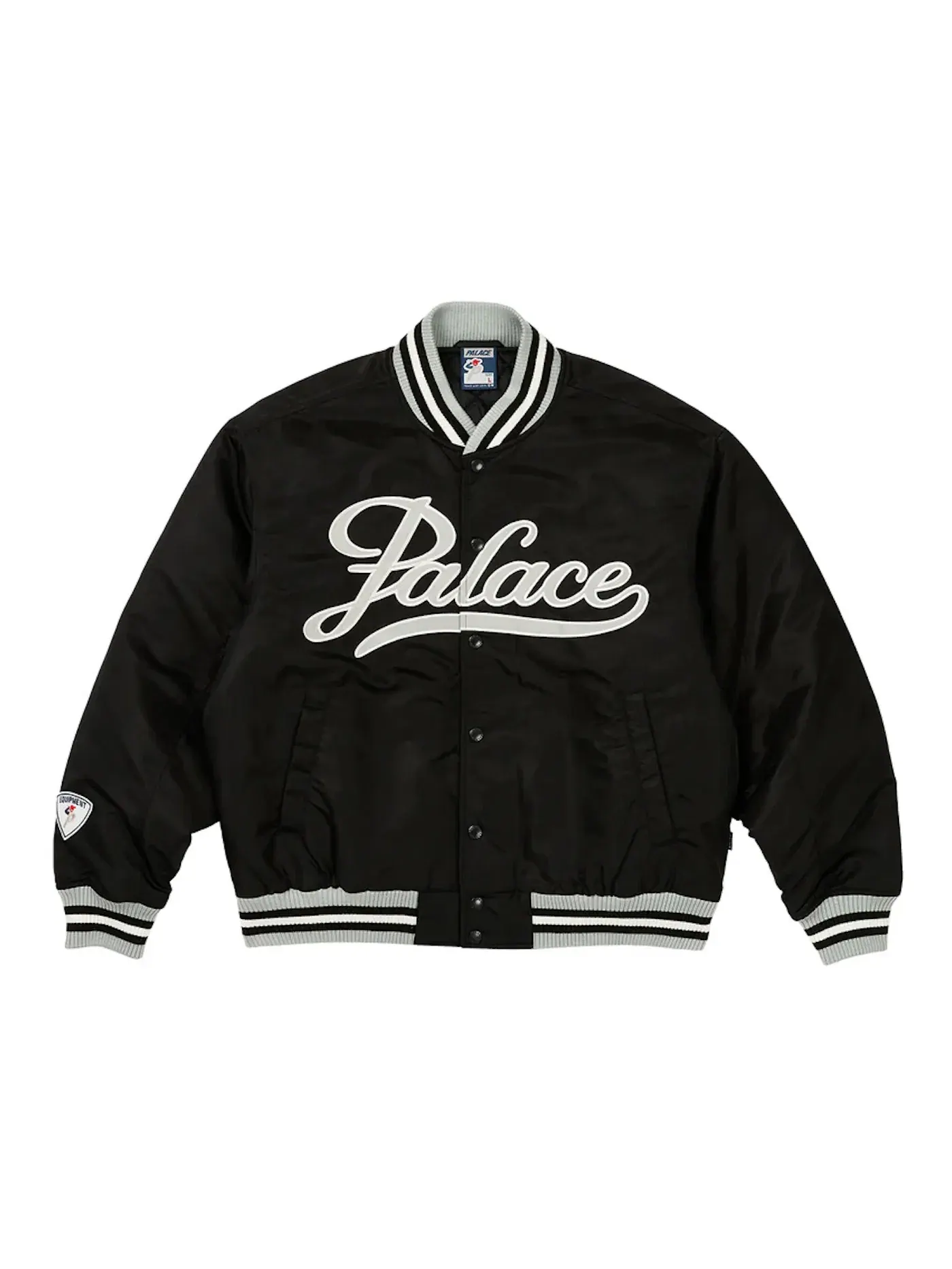 Мужская куртка из сатина Palace Satin The Arena Jacket — изображение 1 из 3, черный