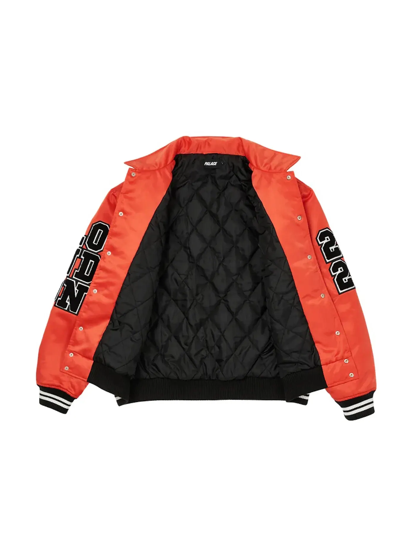 Мужская куртка-бомбер Palace Satin Varsity Jacket — изображение 2 из 3, оранжевый