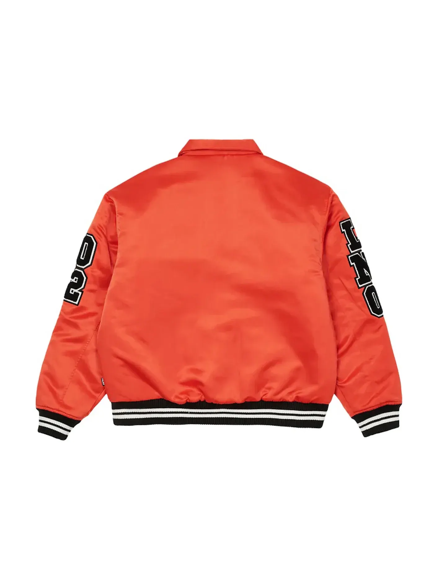 Мужская куртка-бомбер Palace Satin Varsity Jacket — изображение 3 из 3, оранжевый