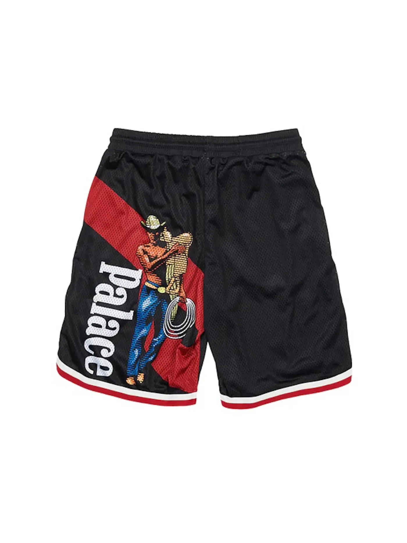 Мужские шорты с принтом Palace Shorts — изображение 2 из 2, черный