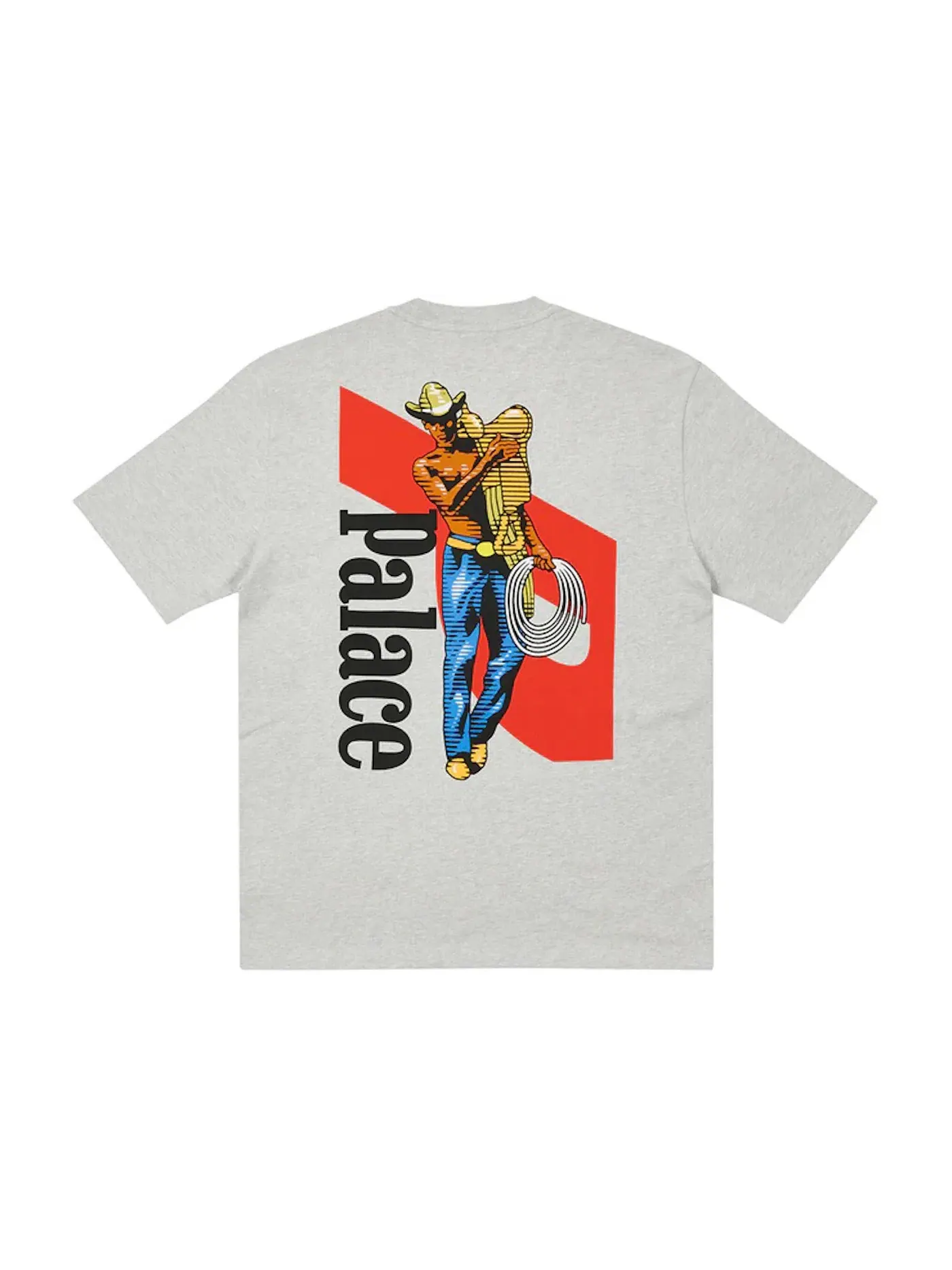 Мужская футболка Palace T-shirt — изображение 1 из 2, серый