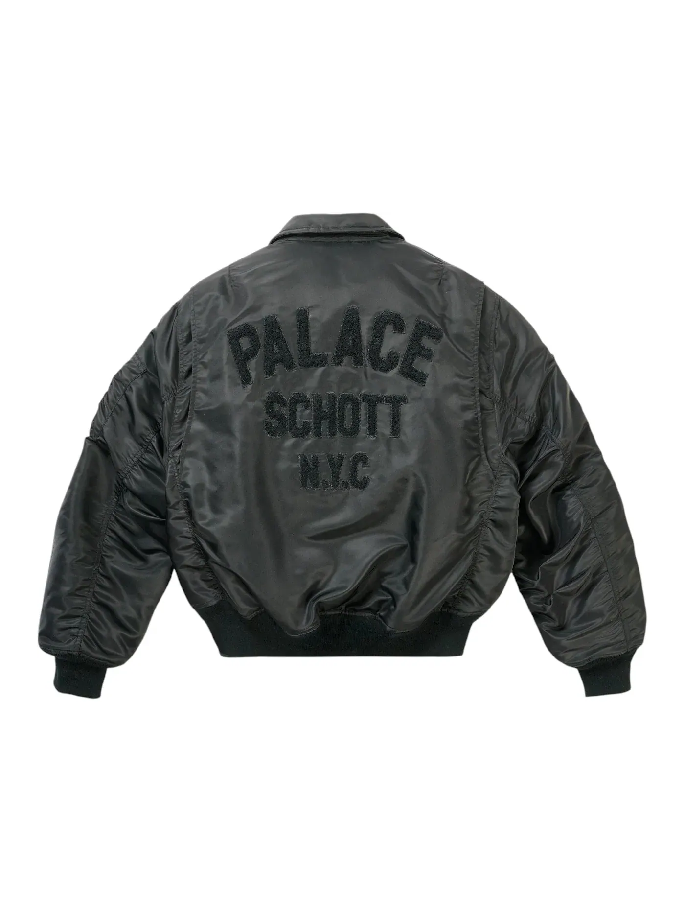 Мужская куртка-бомбер без рукавов Palace Schott CWU 90S Fit Bomber Jacket — изображение 2 из 2