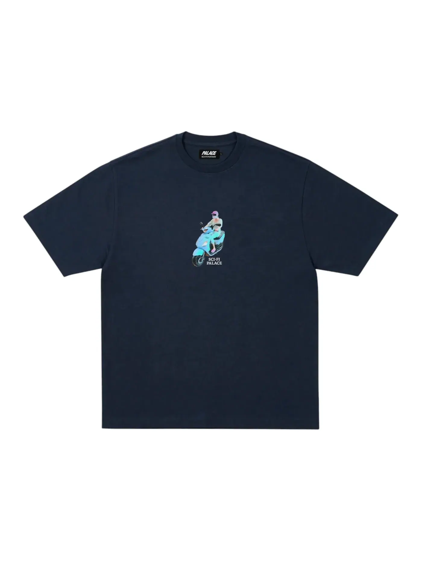Мужская футболка с принтом Palace T-Shirt — изображение 2 из 2, темно-синий