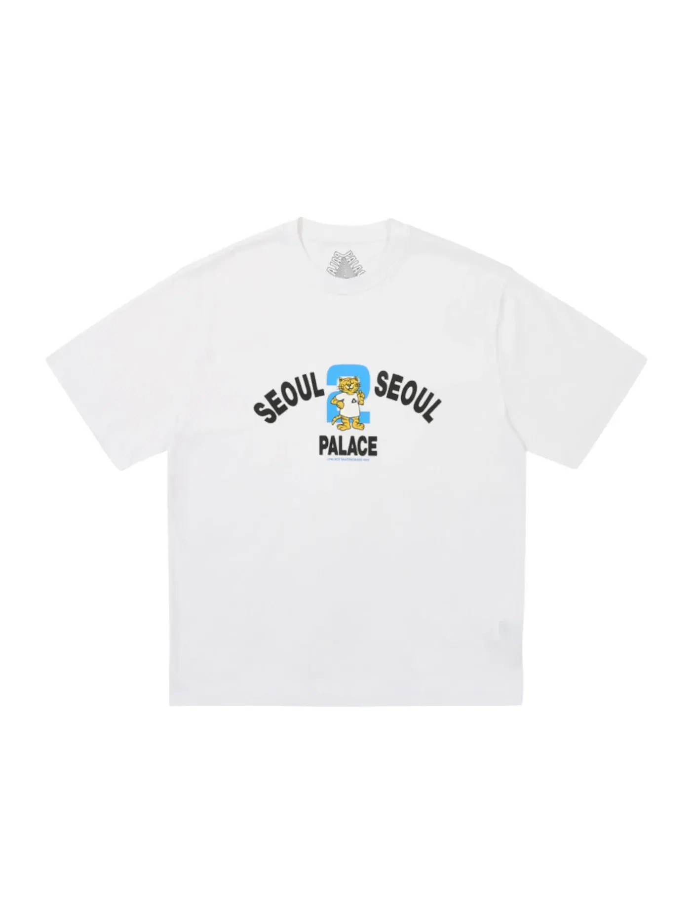 Мужская футболка с принтом Palace Seoul 2 Seoul T-Shirt — изображение 1 из 1, белый