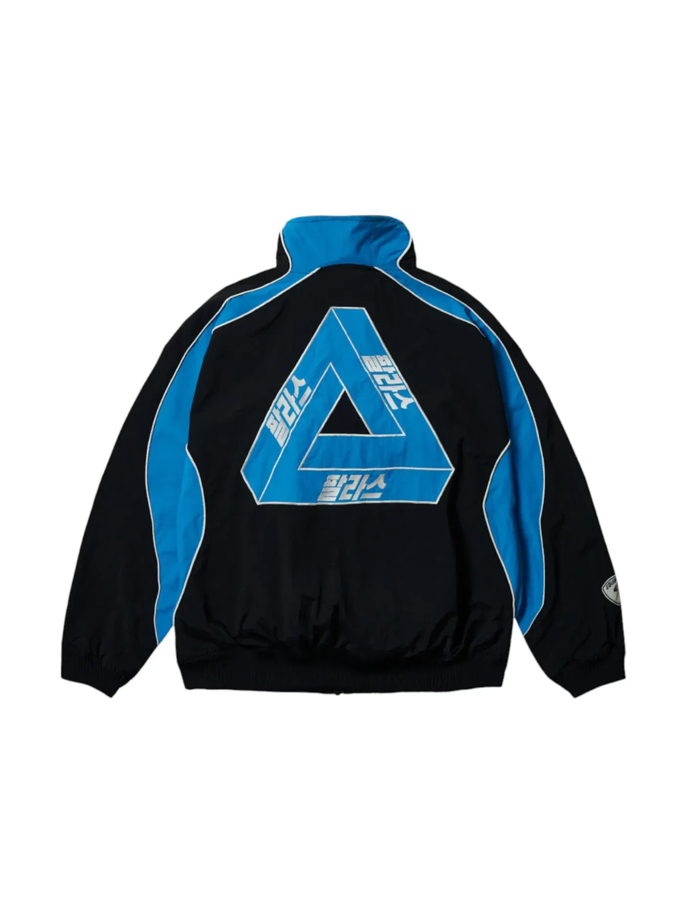 Мужская куртка с принтом Palace Seoul 2 Seoul Track Jacket — изображение 2 из 2, черный/синий