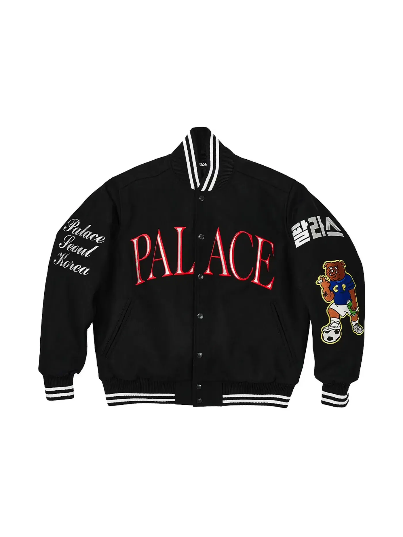 Мужская куртка Varsity Jacket Palace — изображение 1 из 3, черный