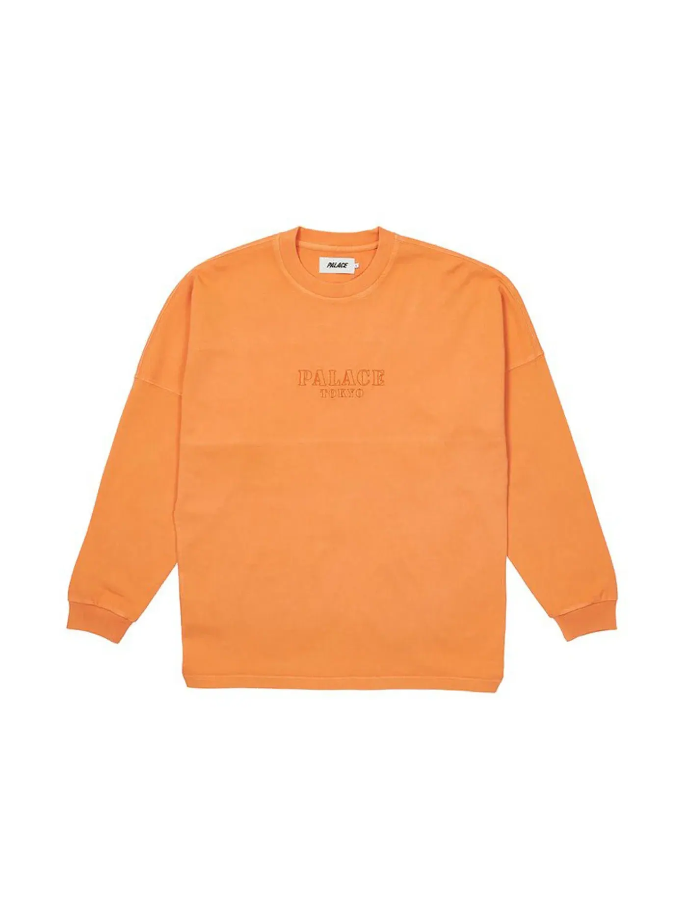 Мужской лонгслив с опущенным плечом Palace Longsleeve — изображение 2 из 2, оранжевый