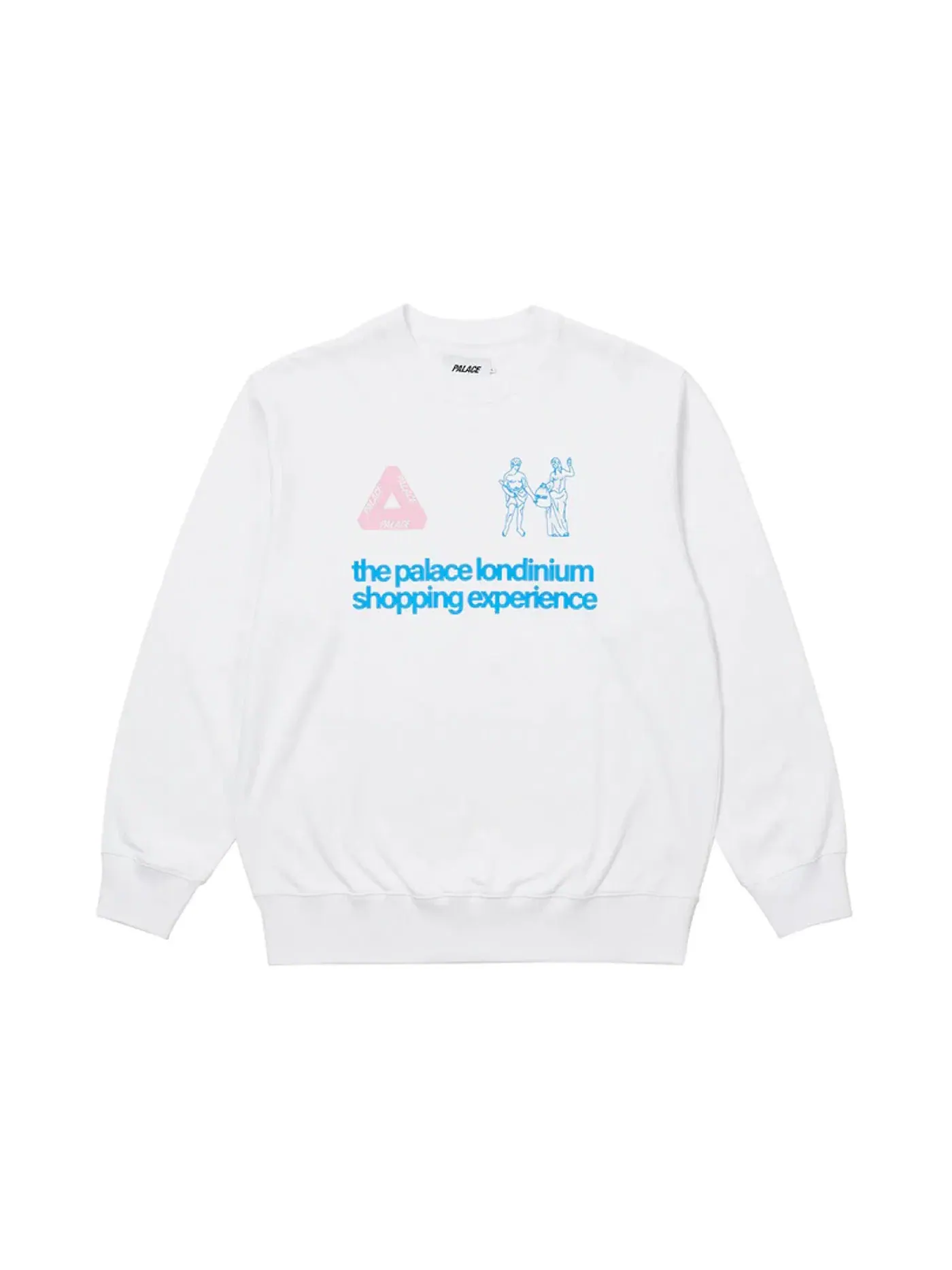 Мужской свитшот Palace Crew — изображение 1 из 2, белый