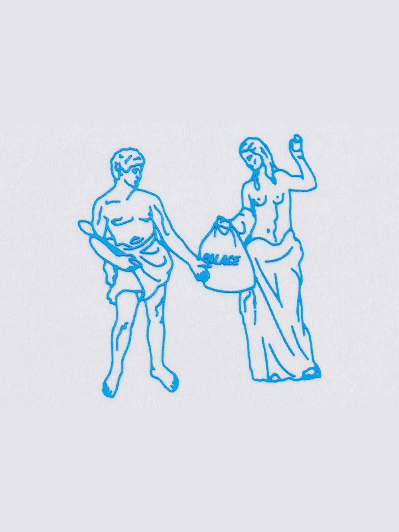 Мужской свитшот Palace Crew — изображение 2 из 2, белый