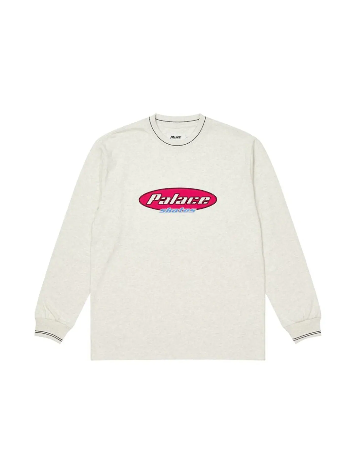 Мужская футболка с длинным рукавом Palace Longsleeve — изображение 1 из 1, светлый серый