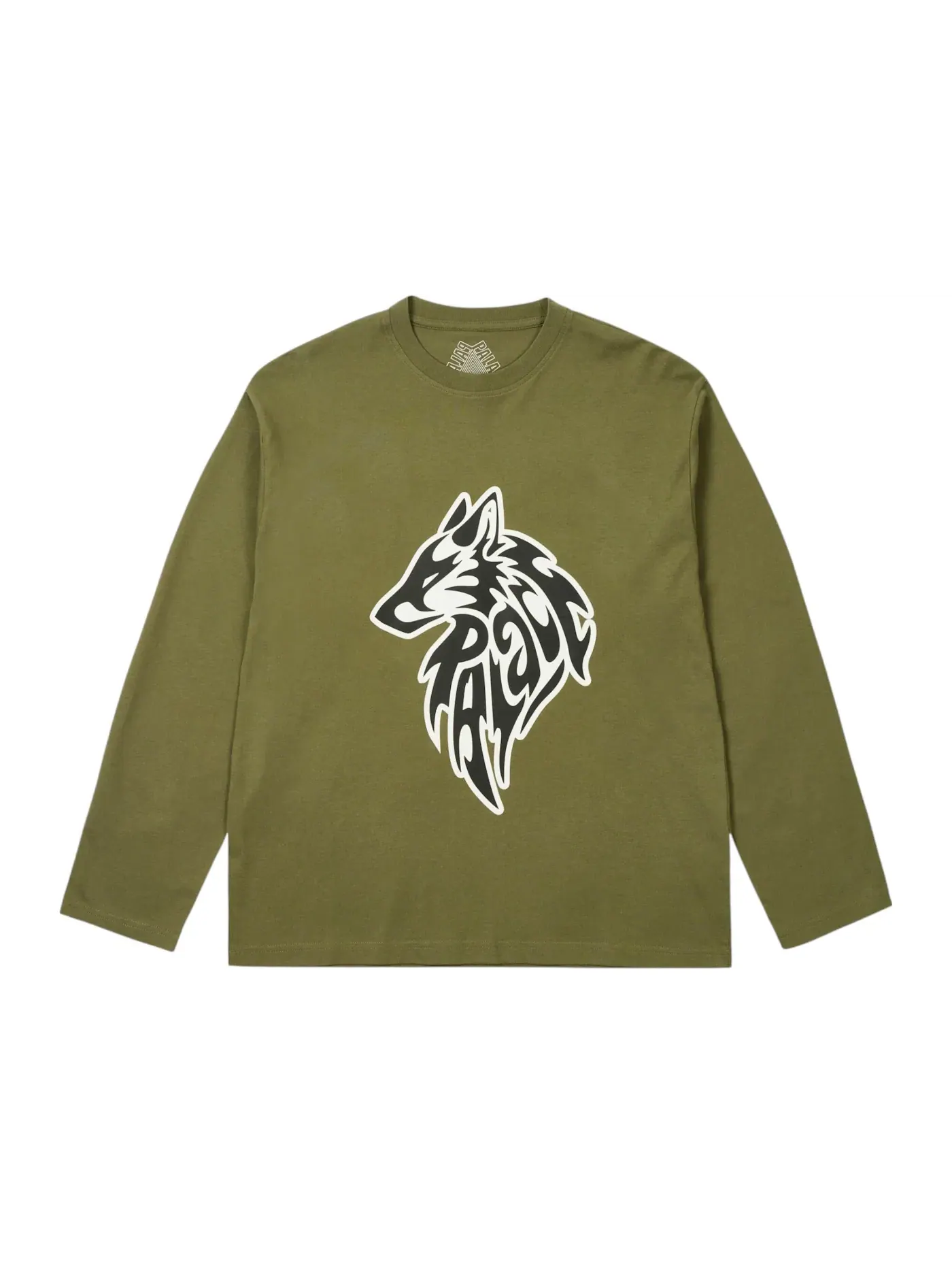 Мужская футболка с длинным рукавом Palace Sketchy Lone Wolf Longsleeve Palace — изображение 1 из 2, глубокий зеленый
