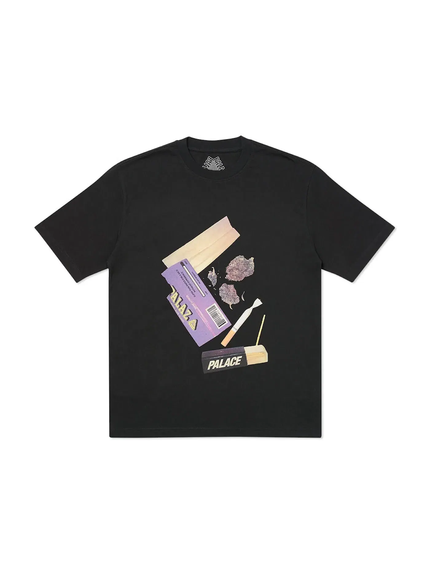 Мужская футболка с принтом Palace Skin Up Monsieur T-Shirt — изображение 1 из 1, черный