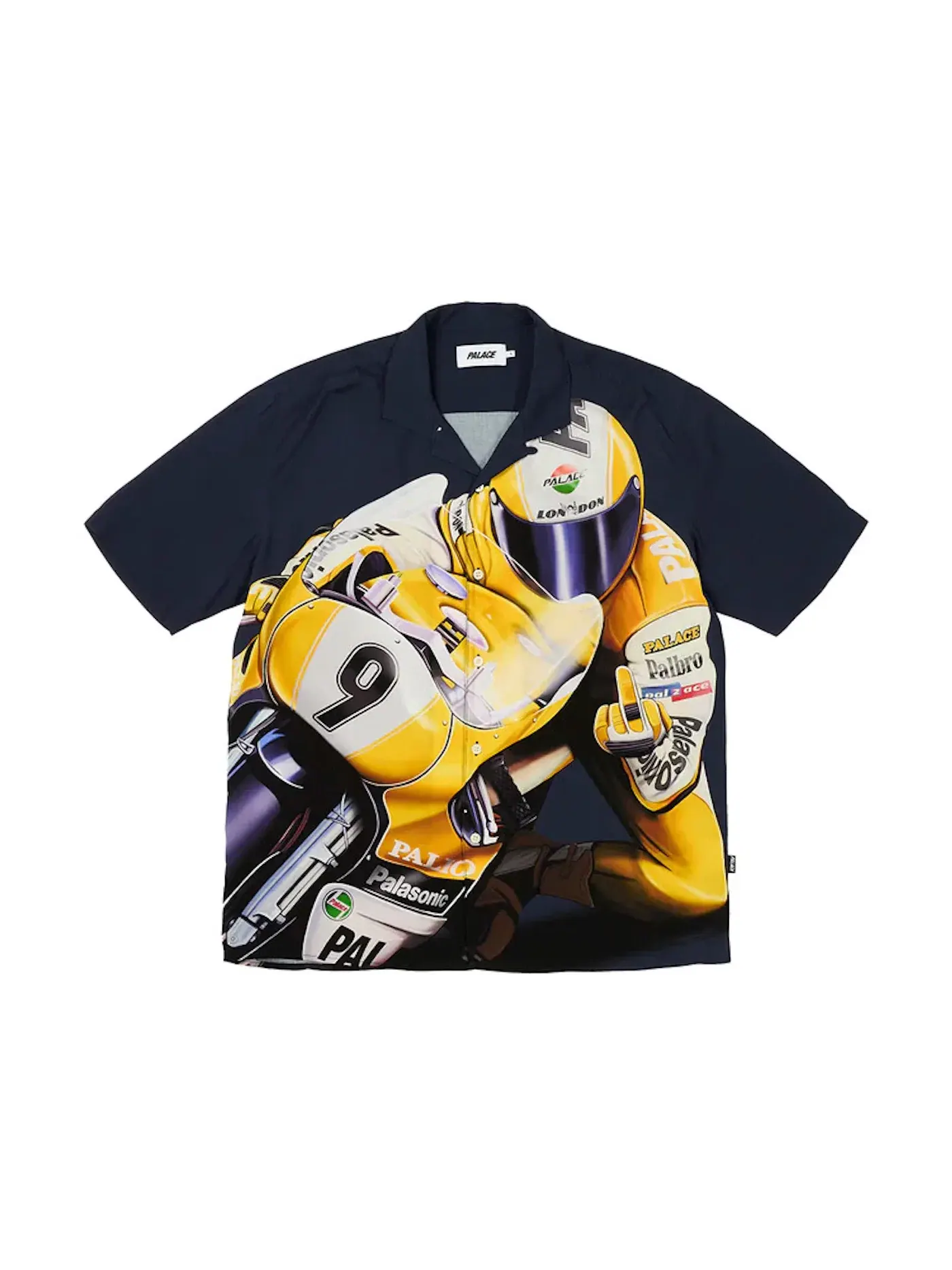 Мужская рубашка с принтом Palace Skrrt Shirt Palace — изображение 1 из 2, темно-синий