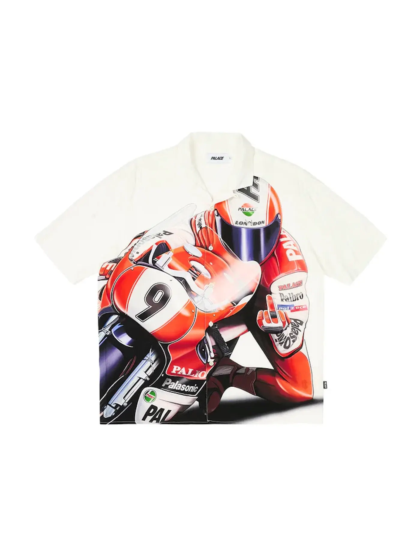 Мужская футболка с принтом Palace Skrrt Shirt — изображение 1 из 2, белый