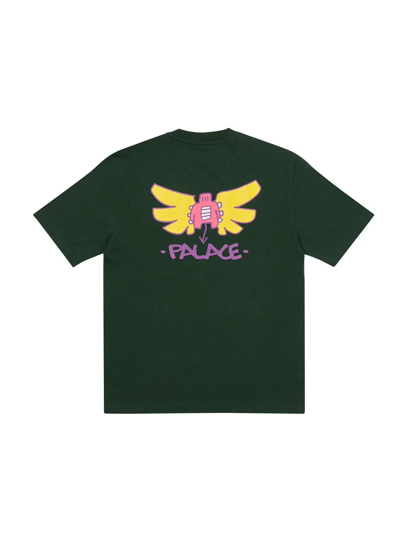 Мужская футболка с принтом Palace Slap Angel T-shirt — изображение 1 из 2, темный зеленый