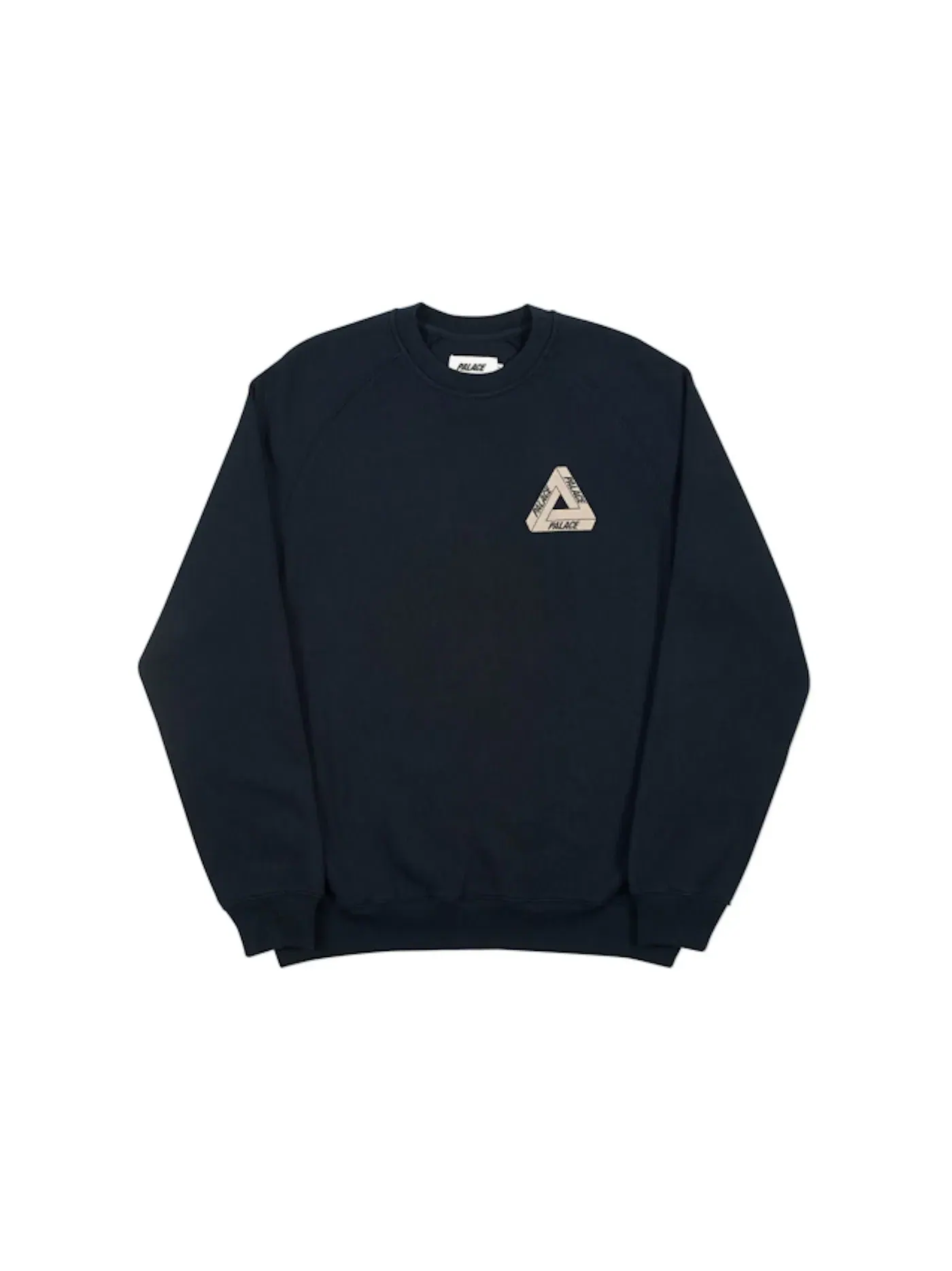 Мужской свитшот хлопковый Palace Crew — изображение 1 из 2, черный