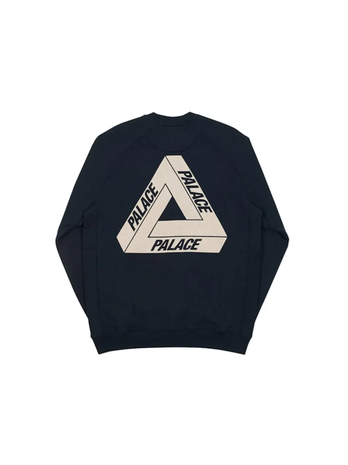 Мужской свитшот хлопковый Palace Crew — изображение 2 из 2, черный
