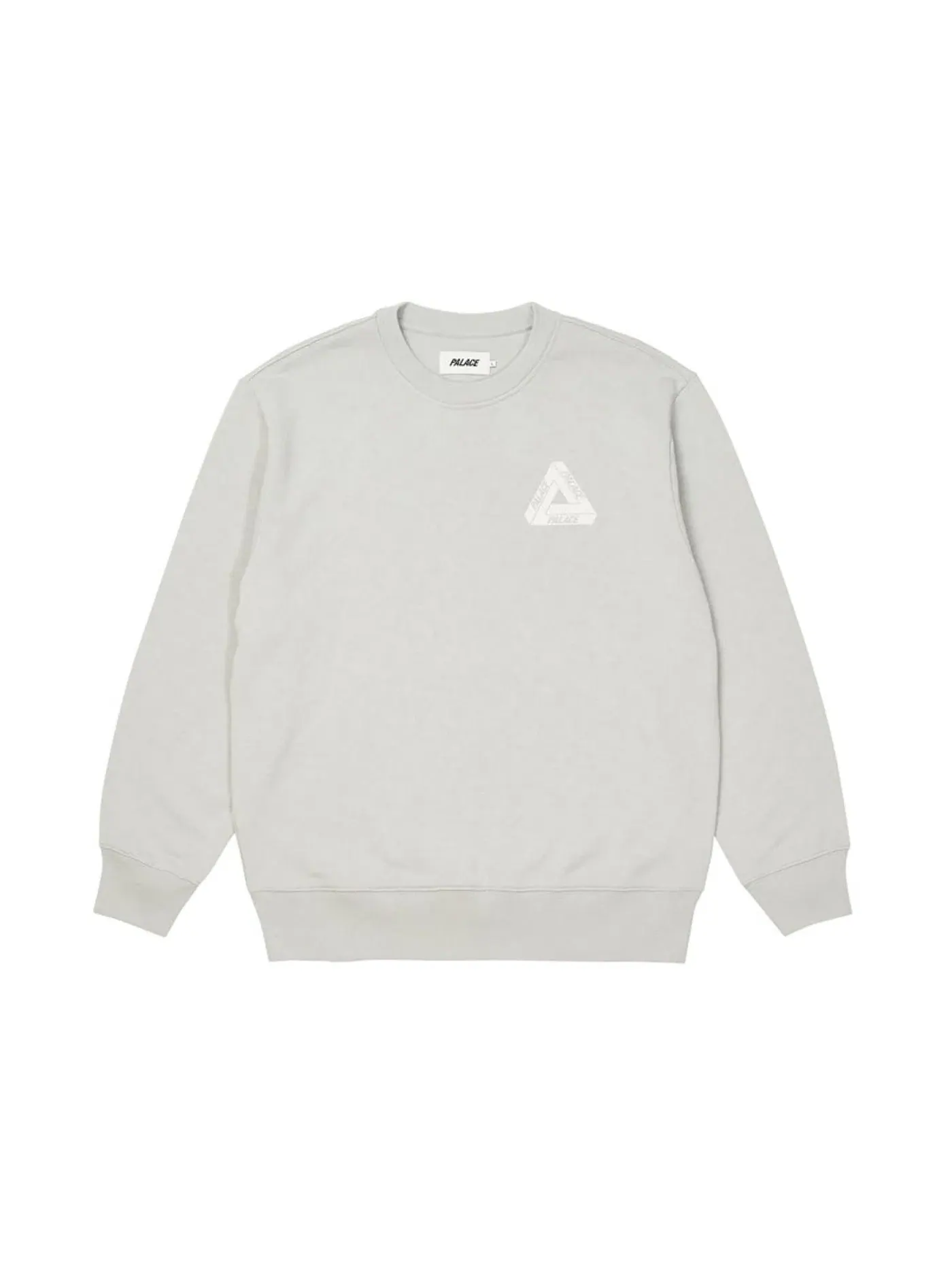 Мужской свитшот с длинным рукавом Crew (FW21) Palace — изображение 2 из 2, серый
