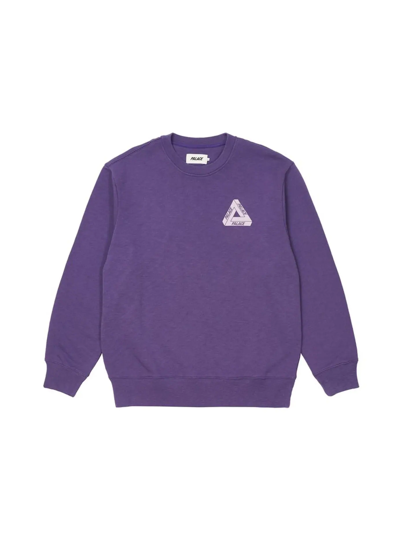 Мужской свитшот с принтом Palace Crew (FW21) — изображение 2 из 2, фиолетовый