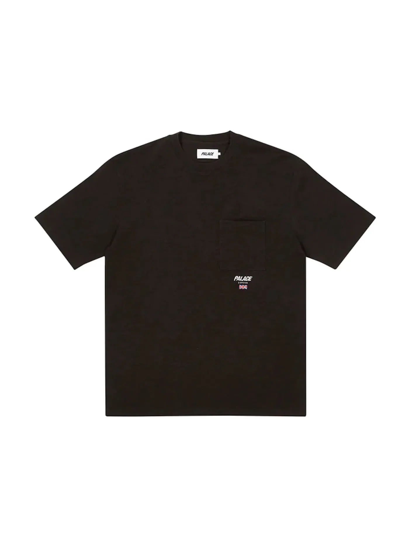 Мужская футболка с квадратным карманом Palace T-shirt — изображение 1 из 1, черный
