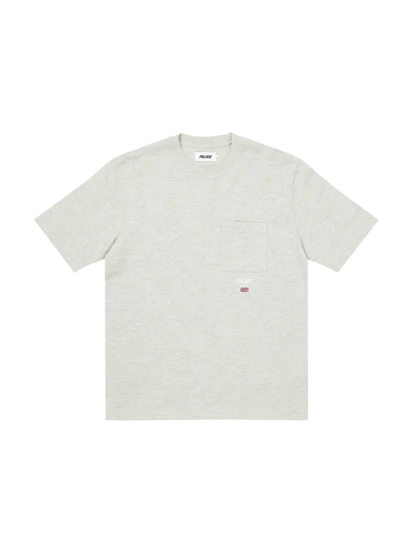 Мужская футболка с квадратным карманом Palace T-shirt — изображение 1 из 1, серый