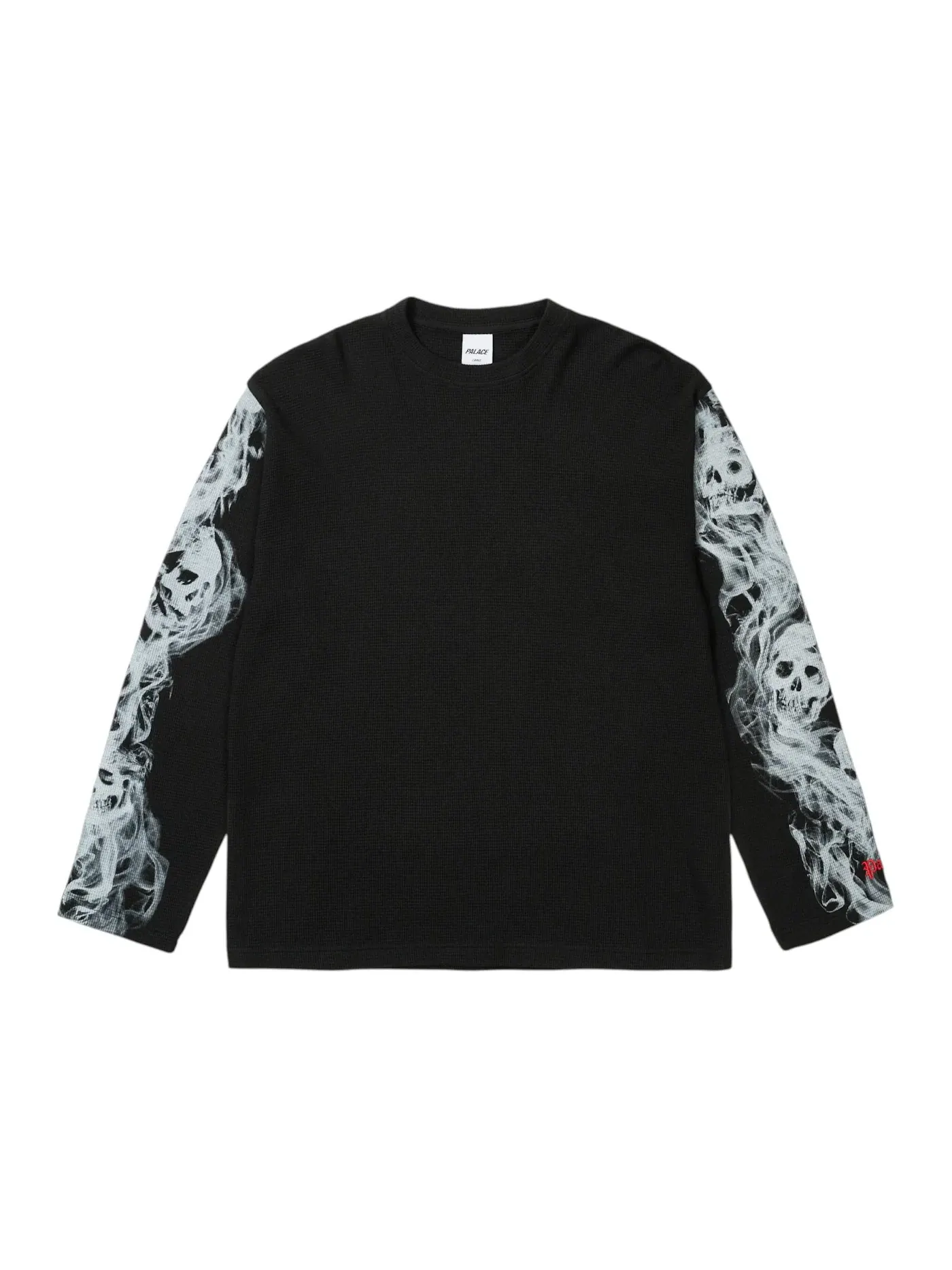 Мужская футболка с длинным рукавом Palace Smoked Waffle L/S Tee Palace — изображение 1 из 2, черный