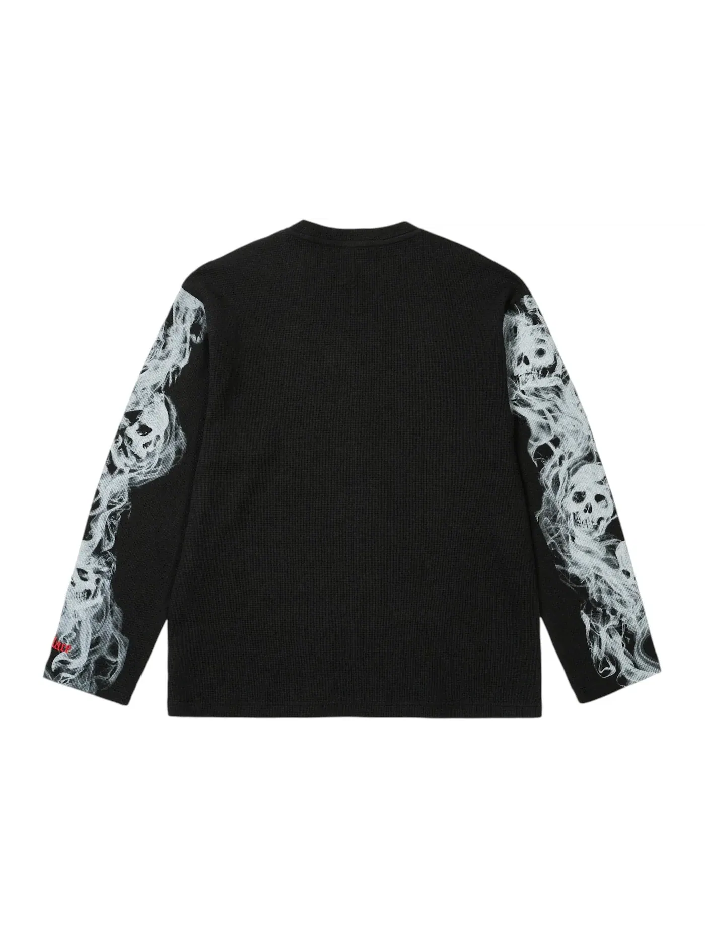 Мужская футболка с длинным рукавом Palace Smoked Waffle L/S Tee Palace — изображение 2 из 2, черный