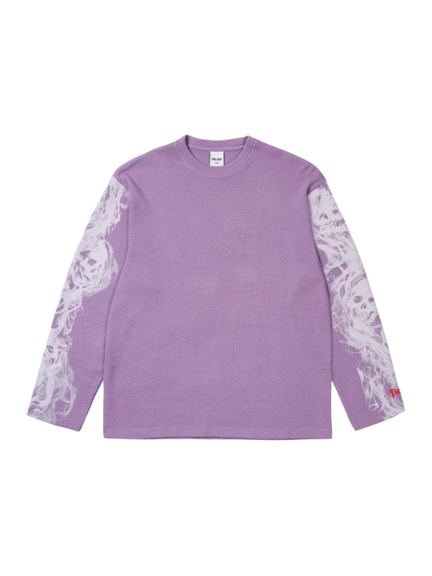 Мужская футболка с длинным рукавом Smoked Waffle Palace, Flat Grape — изображение 1 из 2