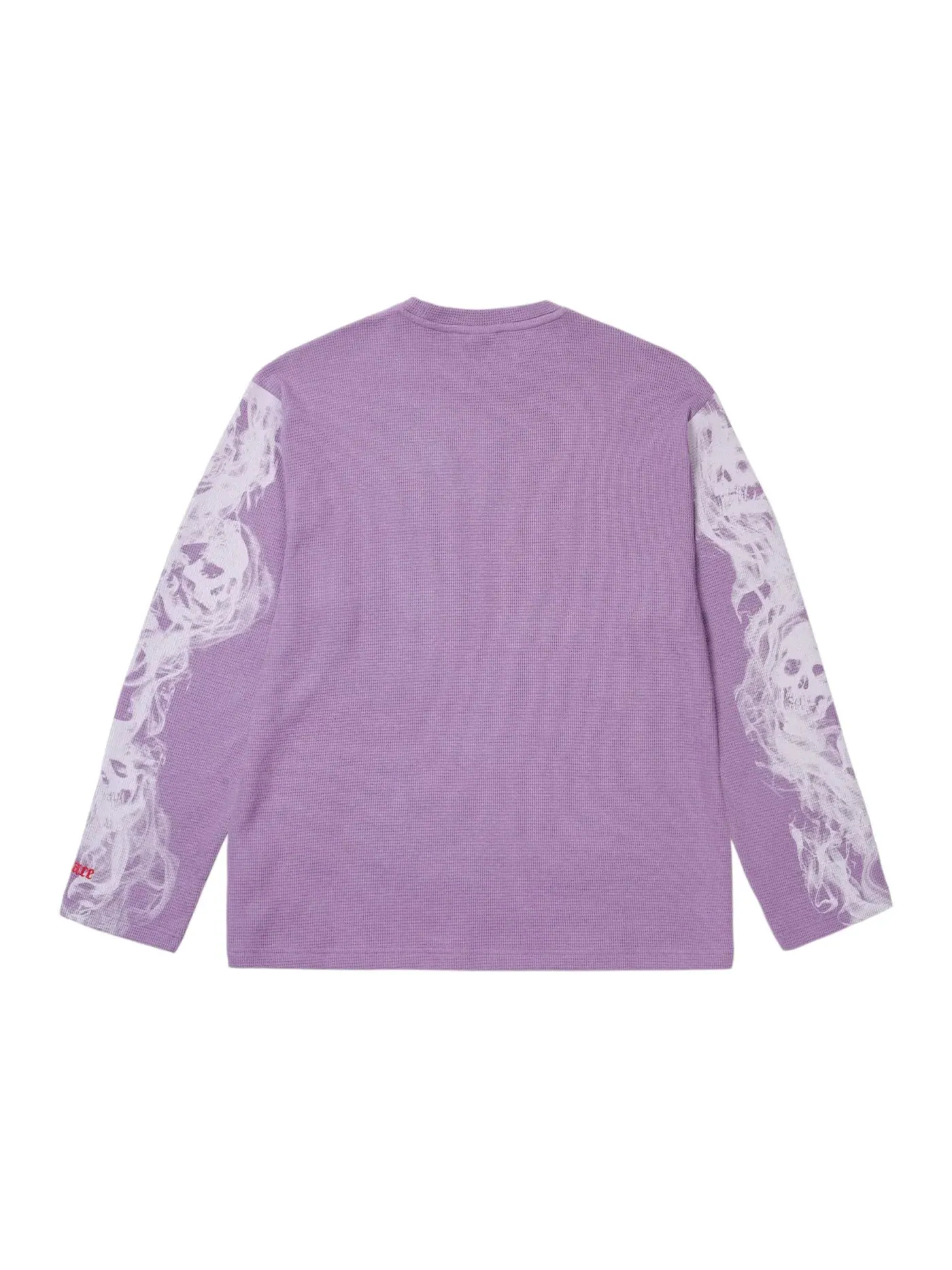 Мужская футболка с длинным рукавом Smoked Waffle Palace, Flat Grape — изображение 2 из 2
