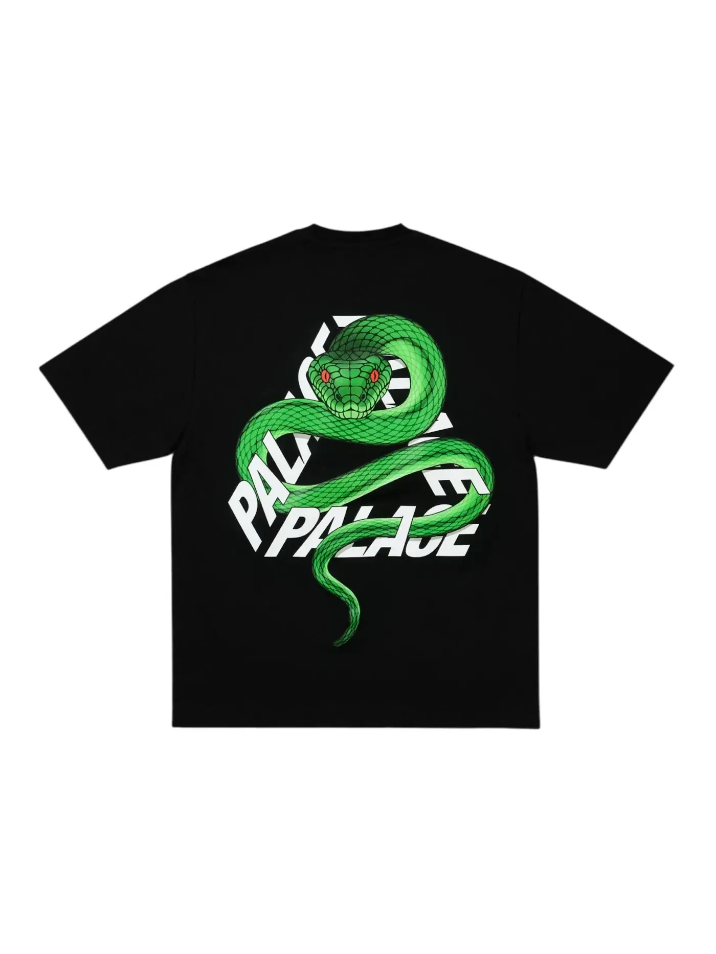 Мужская футболка с принтом Palace Snakey P3 — изображение 1 из 2, черный