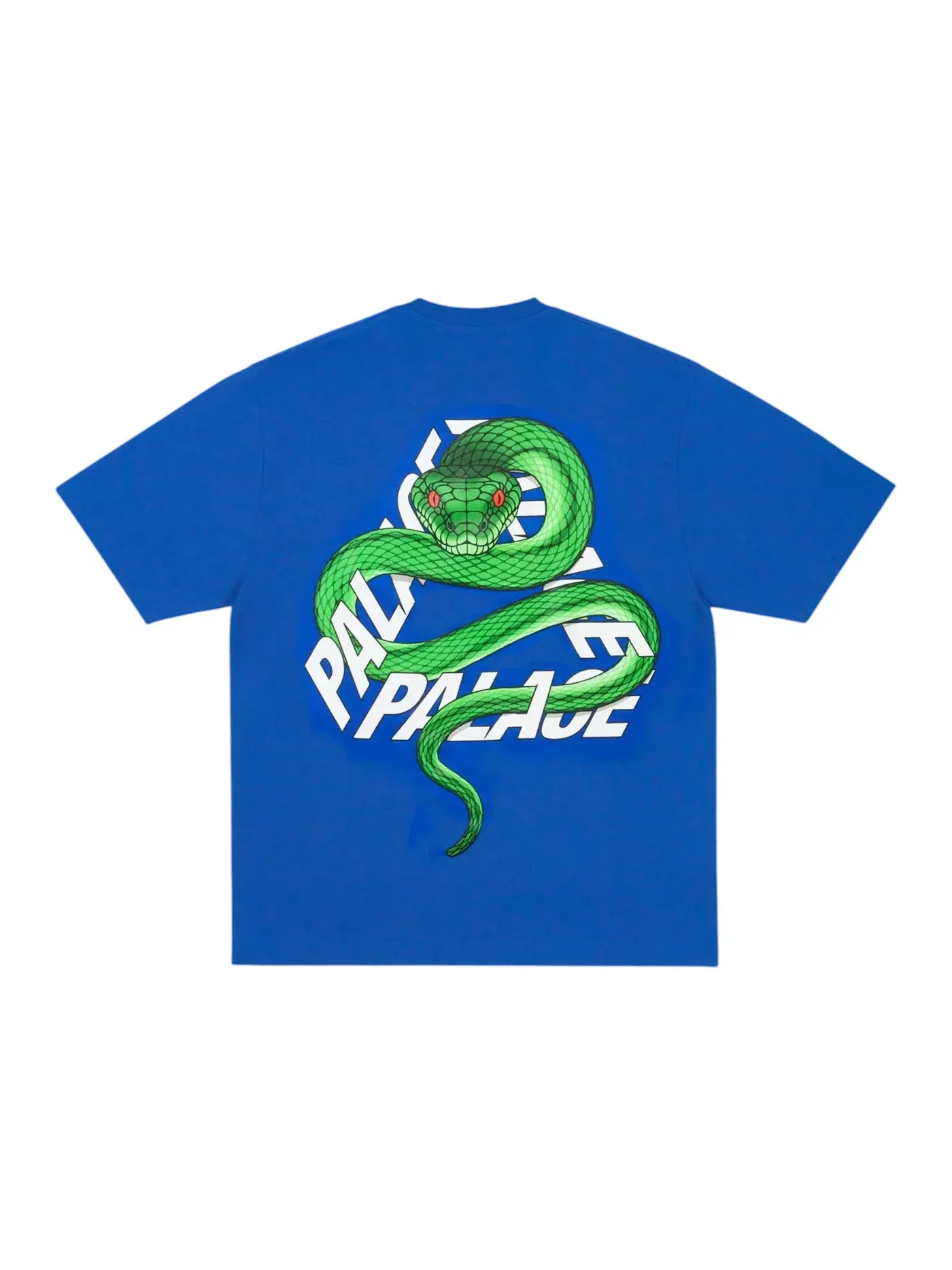 Мужская футболка с принтом Palace Snakey P3 T-shirt — изображение 1 из 2, глубокий синий