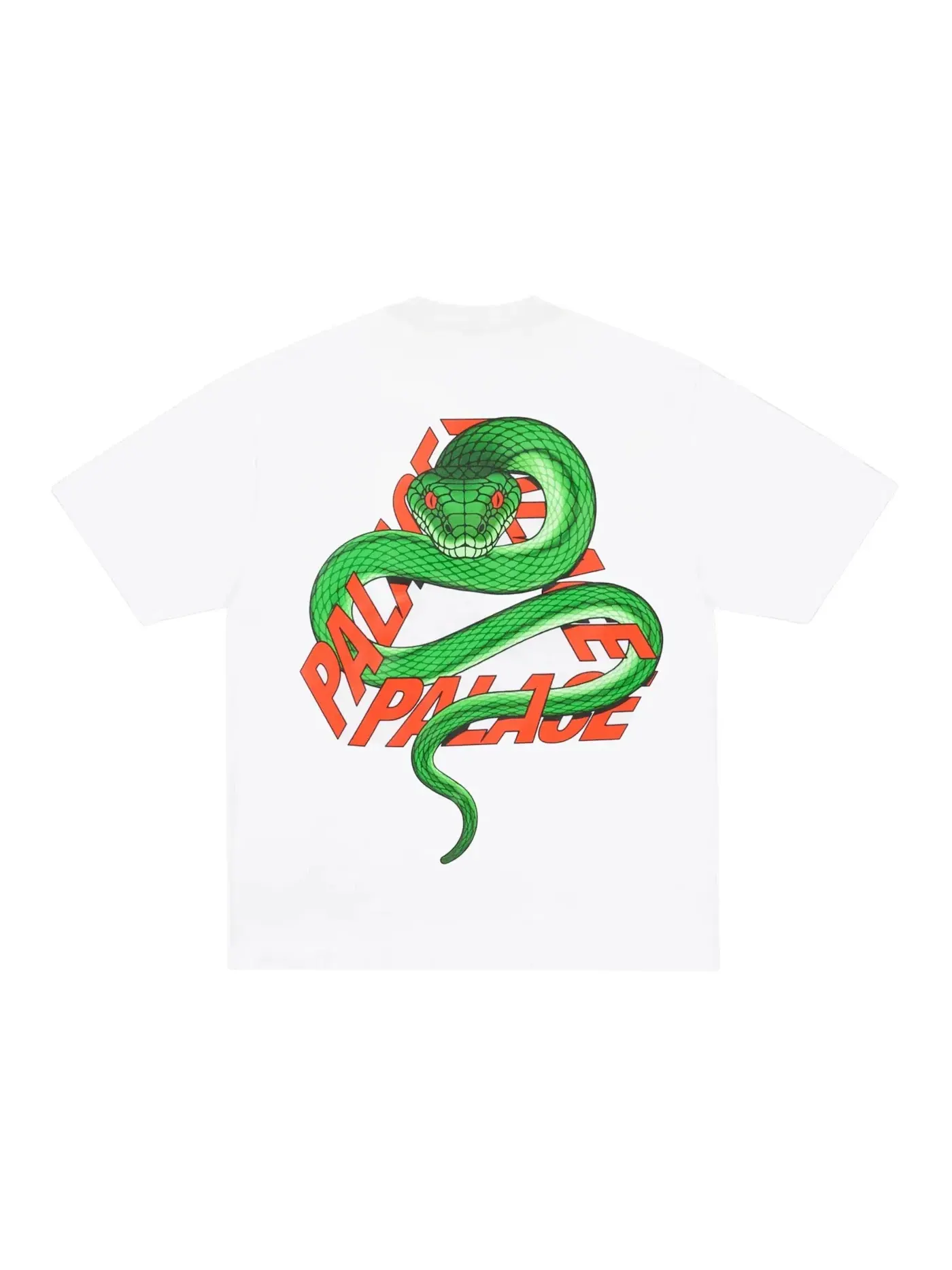 Мужская футболка с принтом Palace Snakey P3 — изображение 1 из 2, белый