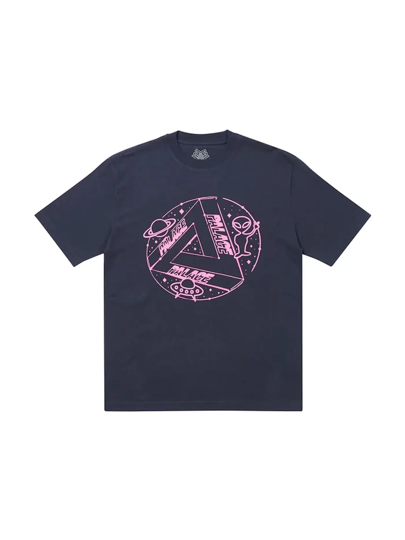 Мужская футболка с принтом Palace Space Cadet T-shirt (SS22) — изображение 1 из 1, темно-синий