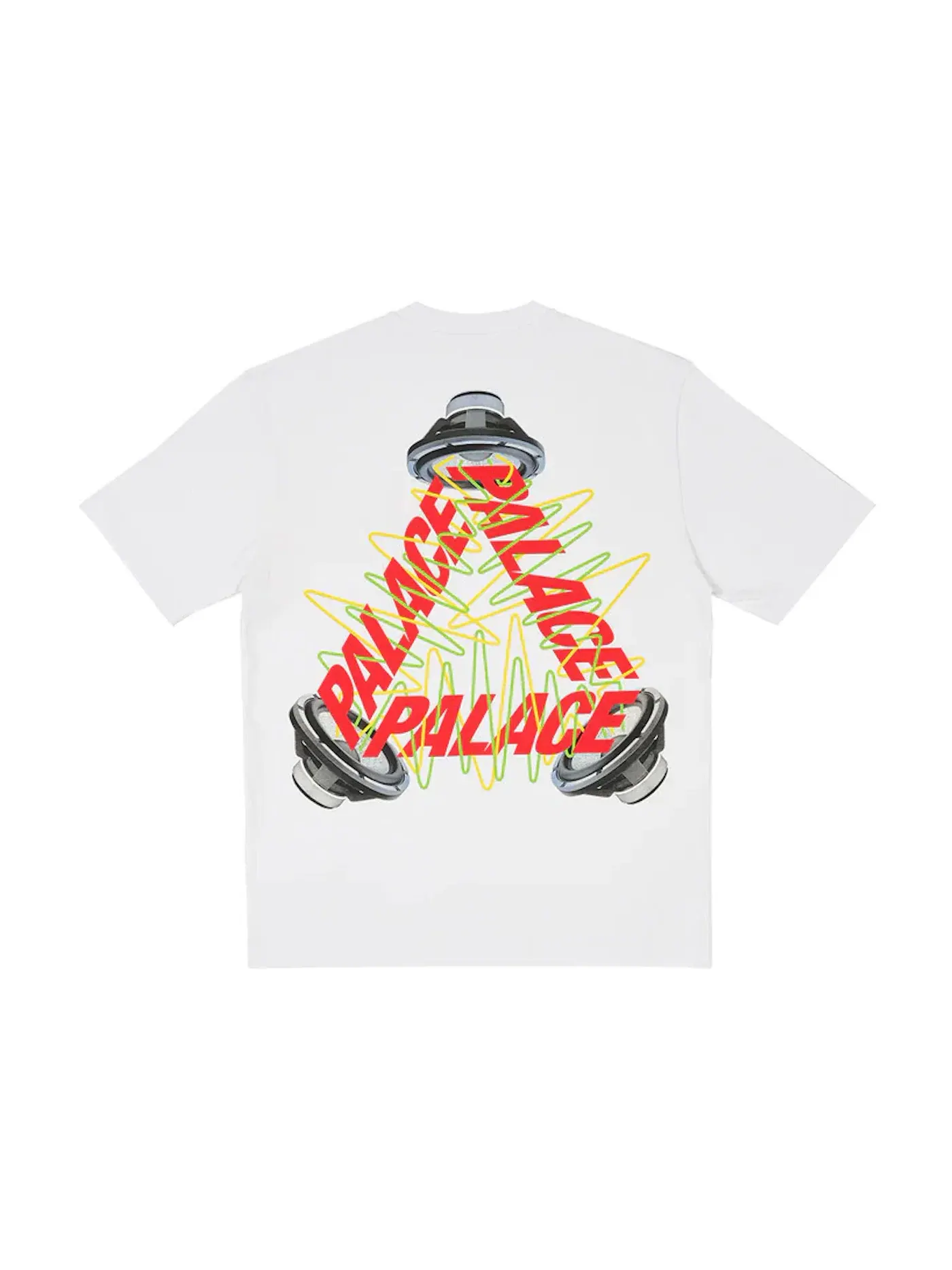 Мужская футболка с принтом Palace P-3 T-Shirt — изображение 1 из 2, белый