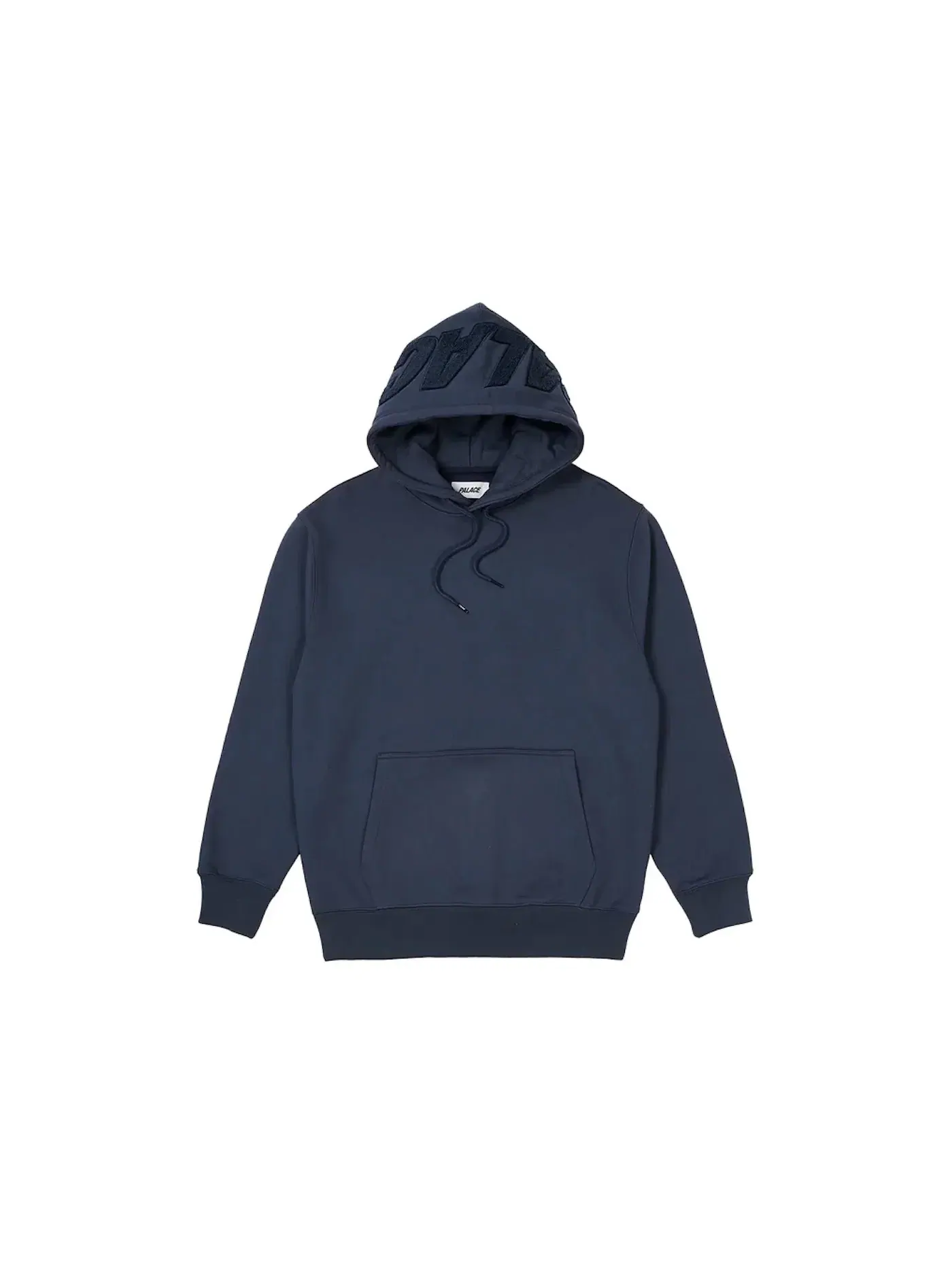 Мужская худи с логотипом Palace Spell Out Chenille Hood Palace — изображение 1 из 2, темно-синий