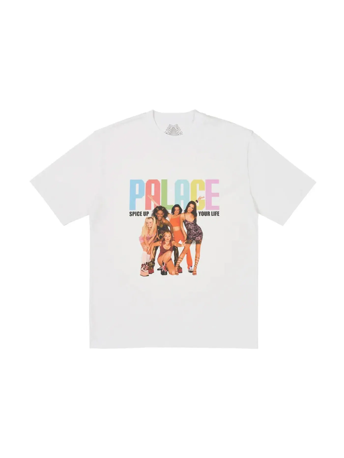 Мужская футболка с принтом Palace Spice Girls T-Shirt White — изображение 1 из 1, белый