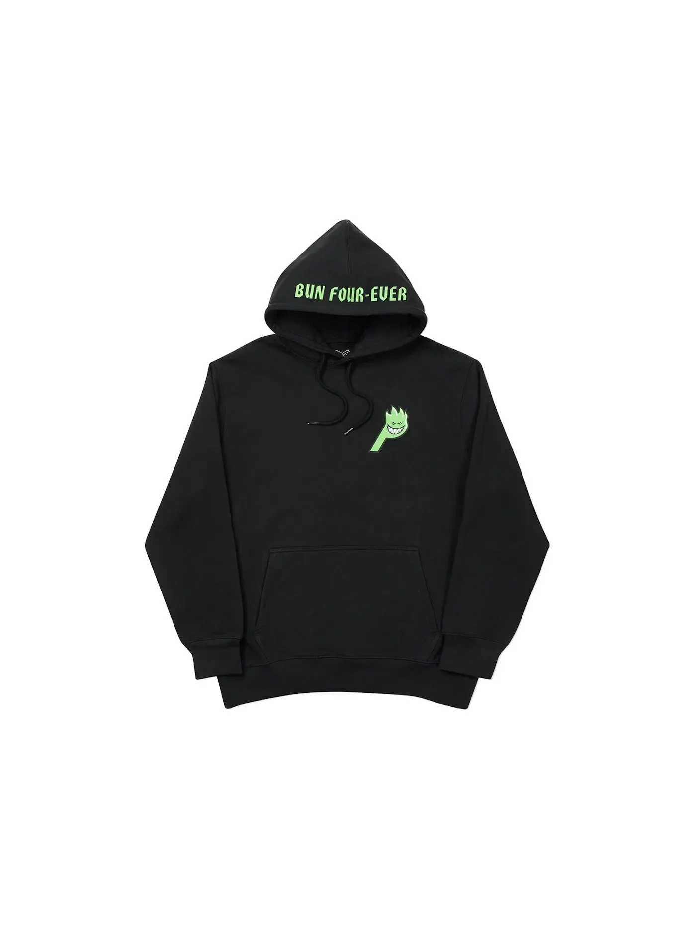 Мужской худи с принтом Palace Spitfire Live To Bun Hood — изображение 2 из 2, черный
