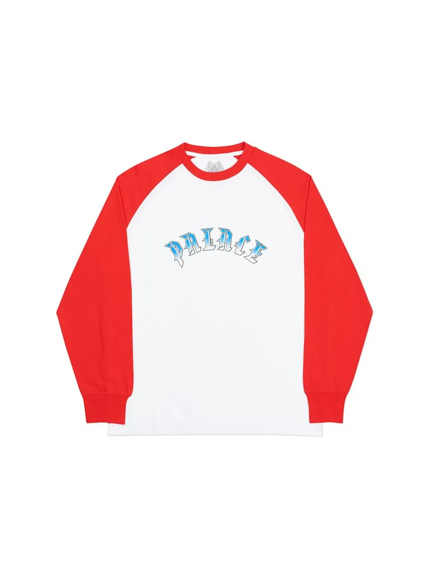 Мужская футболка с принтом Longsleeve Palace — изображение 1 из 2, белый/красный