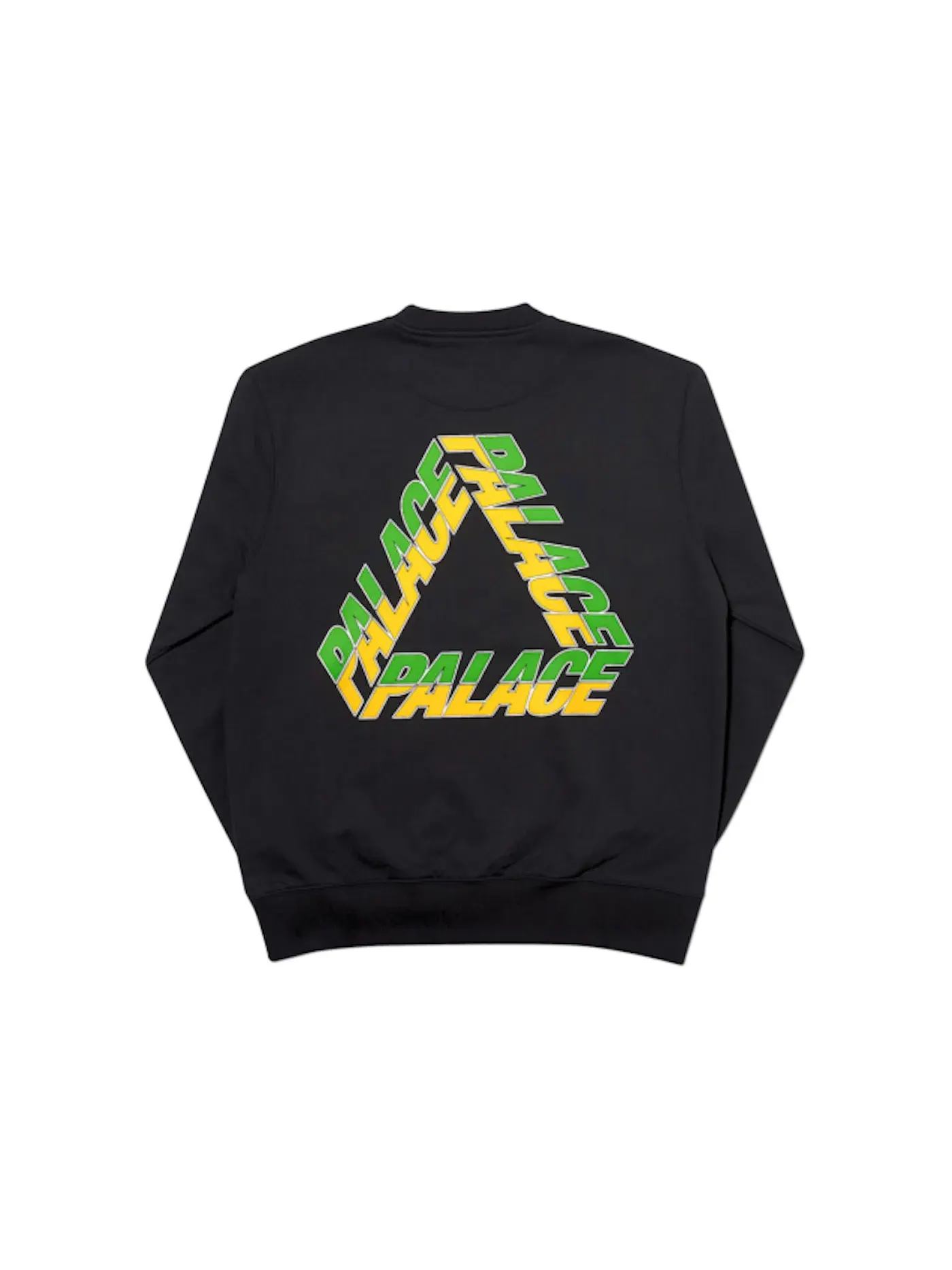 Мужской свитшот Palace Split P3 Crew Black — изображение 2 из 2