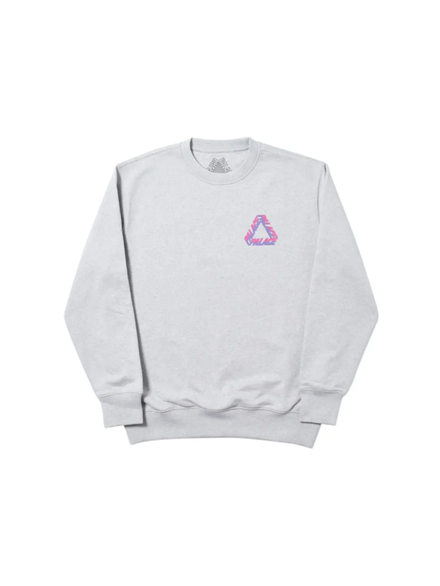 Мужской свитшот серый Palace Crew — изображение 1 из 2